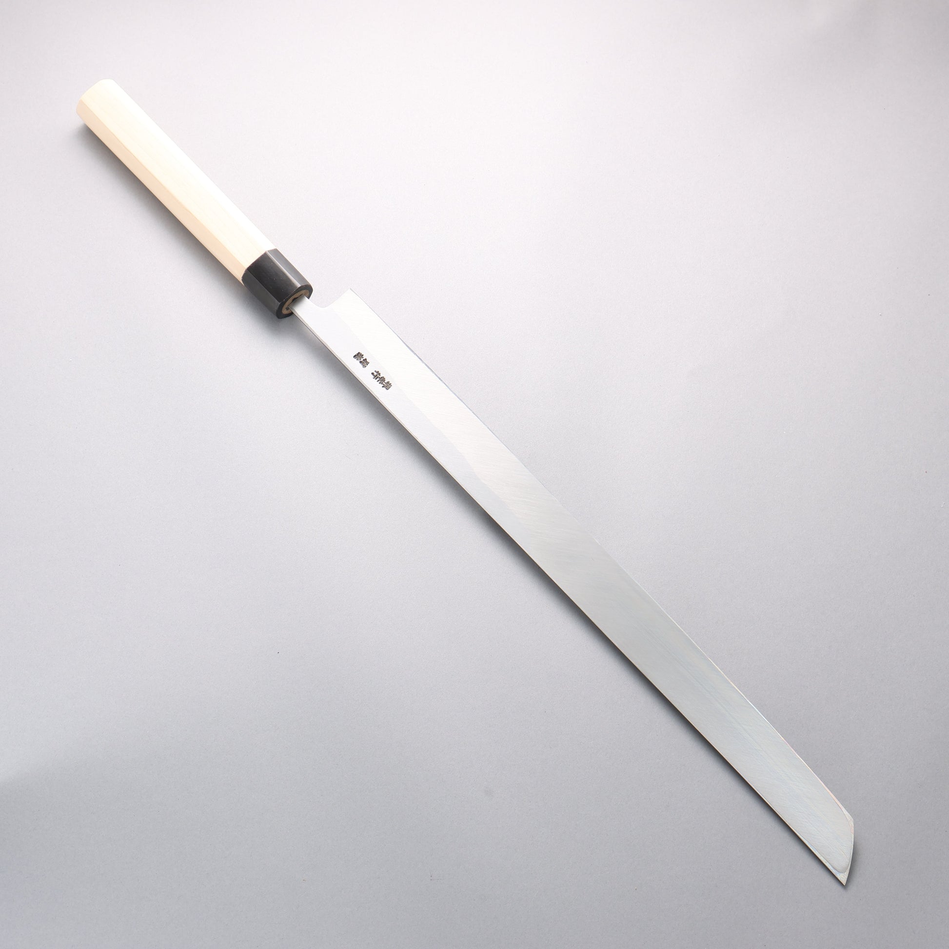 堺 孝行 白ニ鋼 まぐろ切り包丁 450mm - 清助刃物