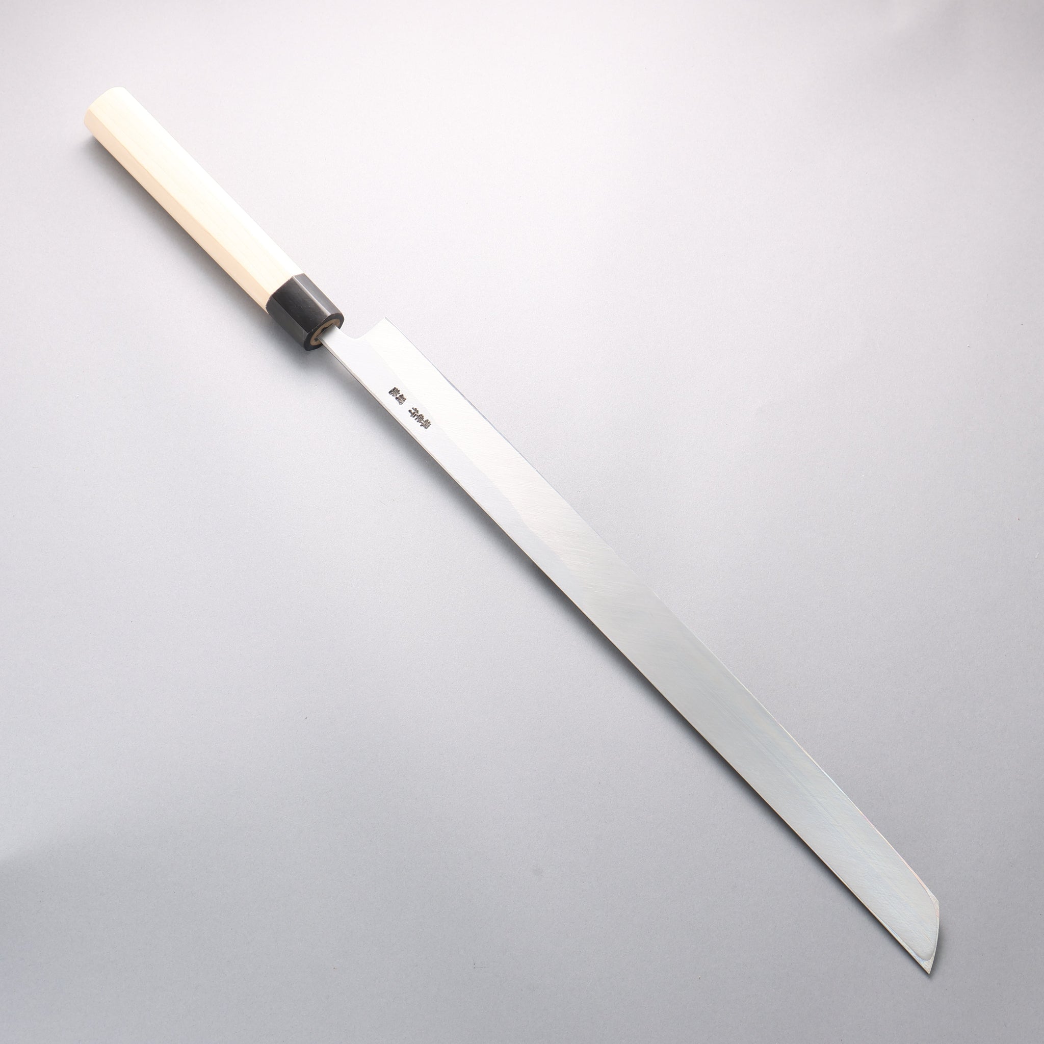 堺 孝行 白ニ鋼 まぐろ切り包丁 450mm - 清助刃物