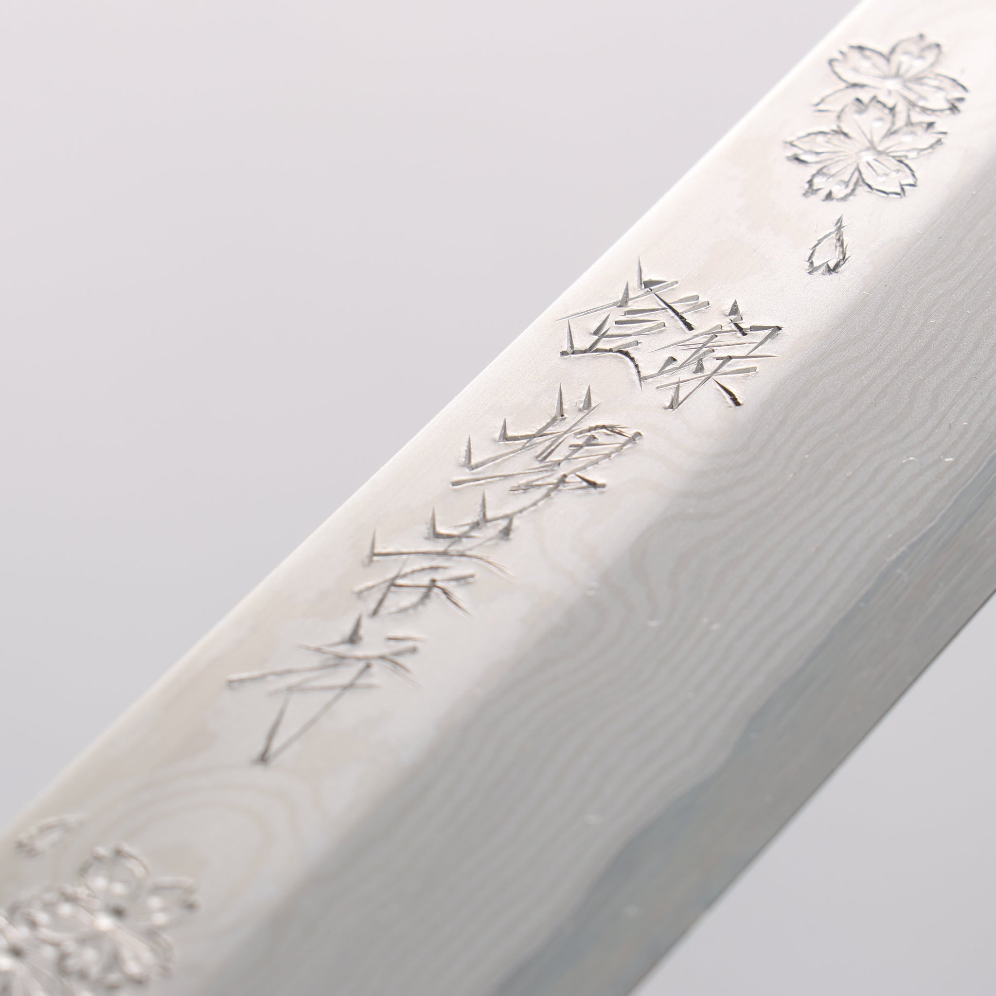 堺 孝行 飛燕 銀三鋼 柳刃包丁 華吹雪 ウエンジ(両側水牛リング付き)柄 鞘付き - 清助刃物