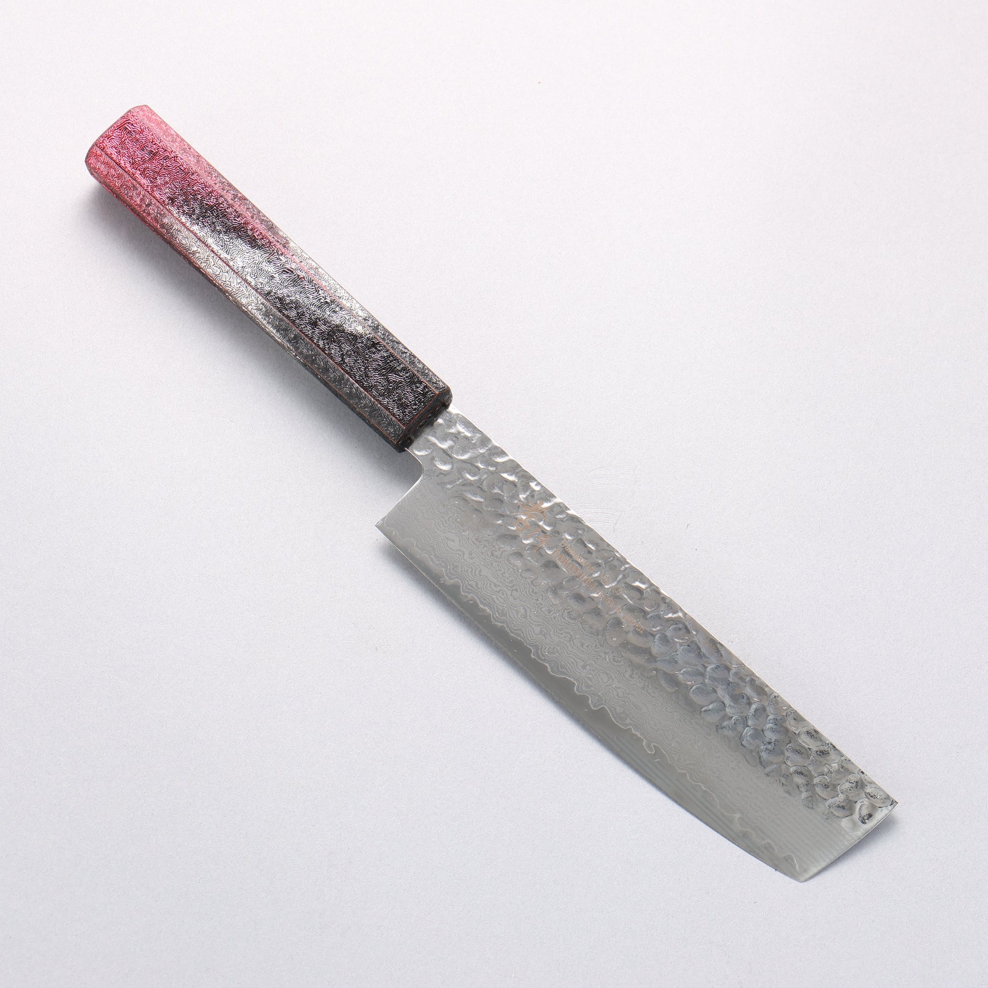 堺 孝行 琳凰 VG10 33層 ダマスカス 菜切包丁 和包丁 160mm 赤漆塗り柄 - 清助刃物