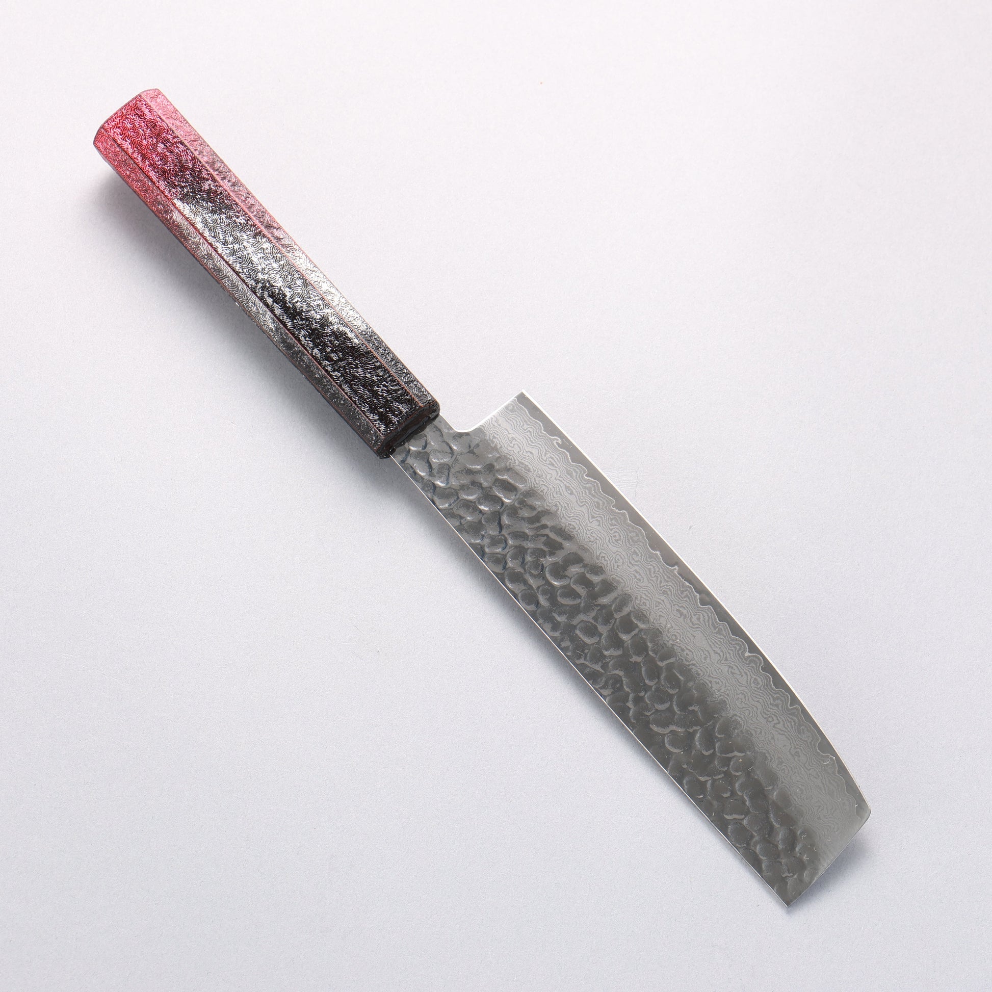 堺 孝行 琳凰 VG10 33層 ダマスカス 菜切包丁 和包丁 160mm 赤漆塗り柄 - 清助刃物