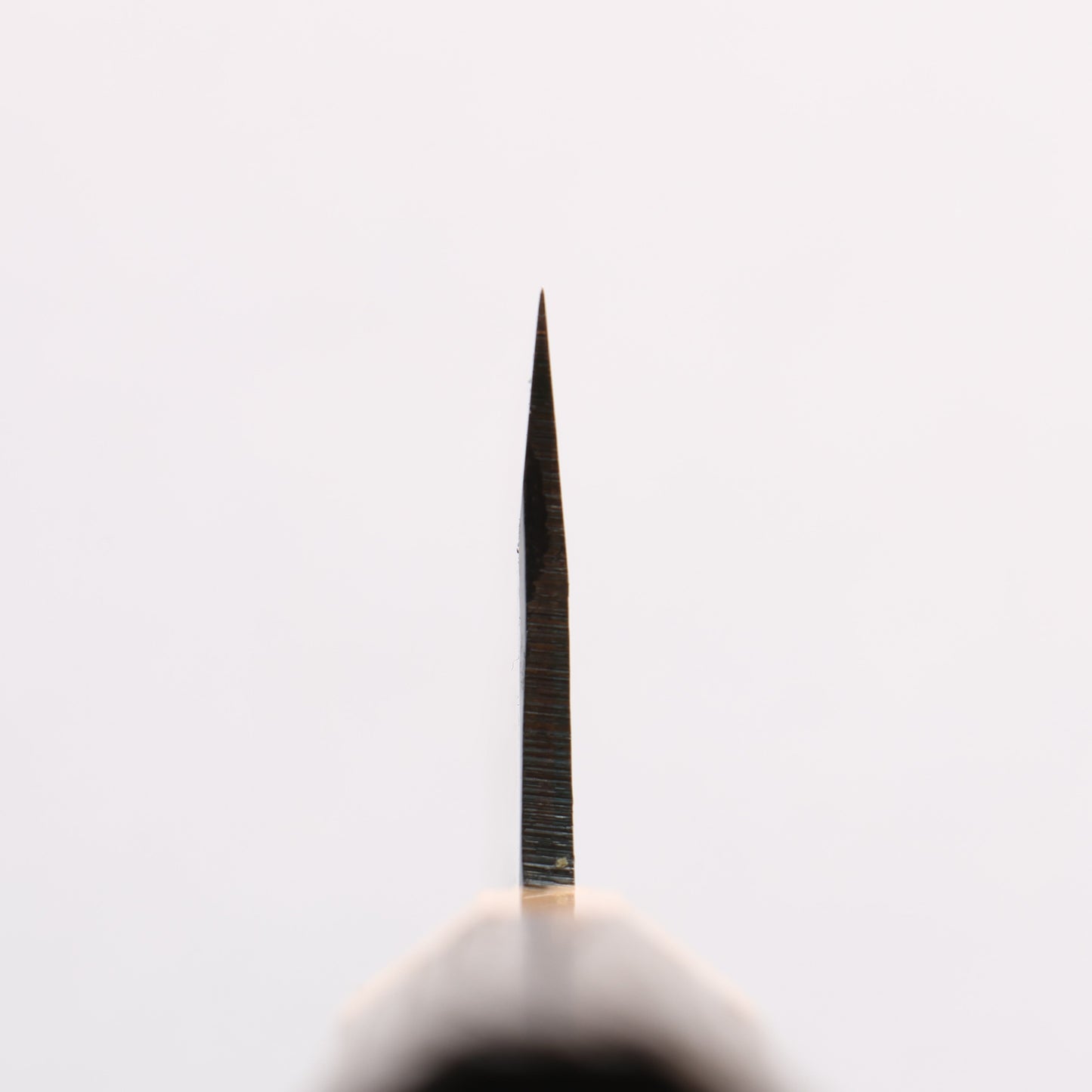 清助 青スーパー鋼 黒仕上げ 切付牛刀包丁 210mm 焼栗 （口輪：サクラ）柄 - 清助刃物