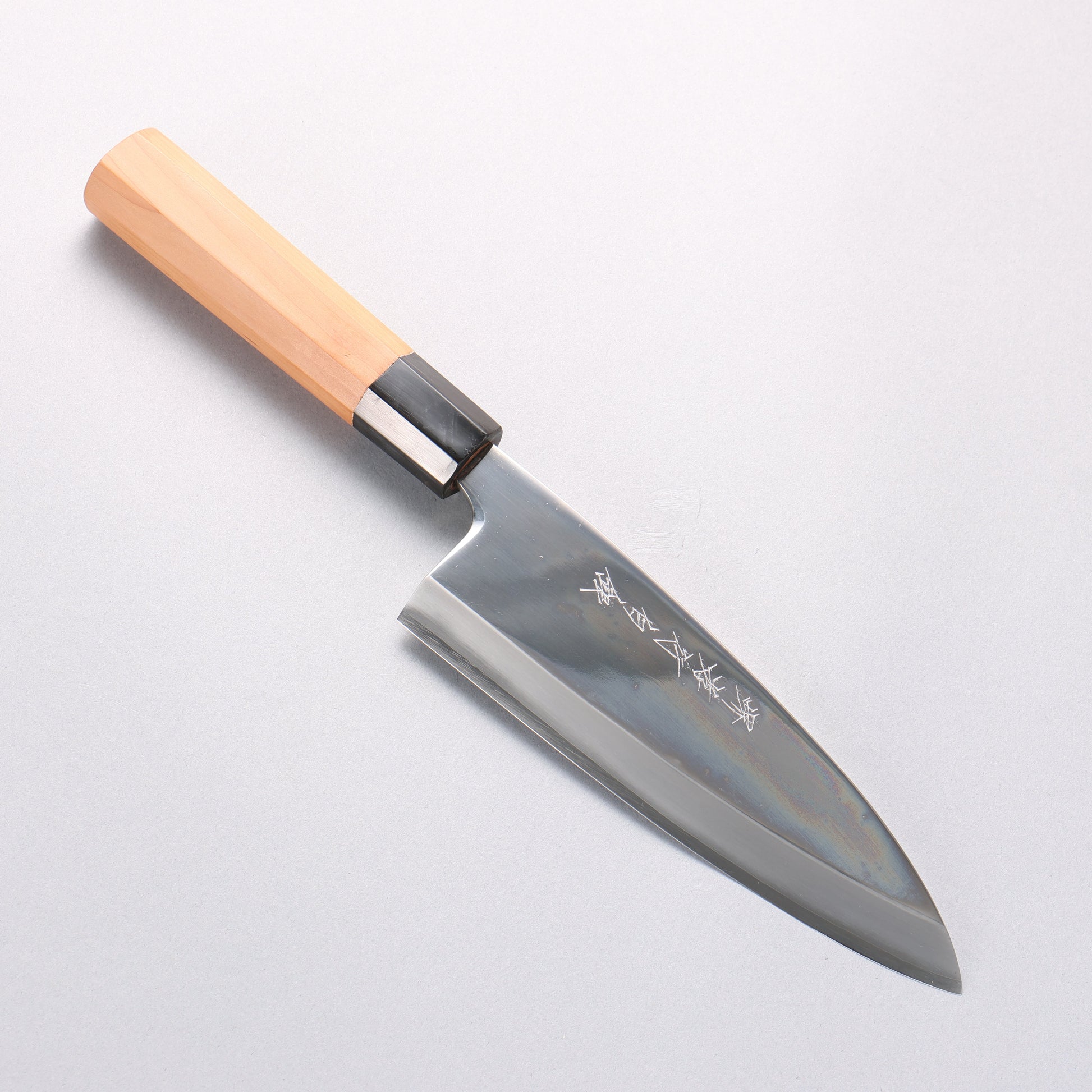 堺 孝行 白銀 INOX 鏡面仕上げ 出刃包丁 180mm イチイ柄 - 清助刃物