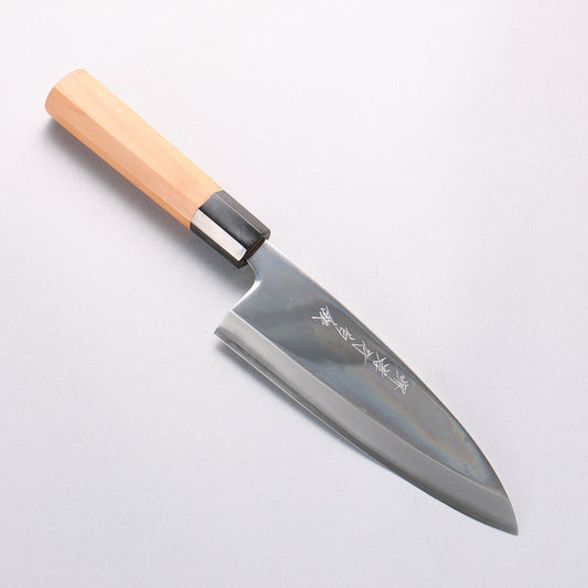 堺 孝行 白銀 INOX 鏡面仕上げ 出刃包丁 180mm イチイ柄 - 清助刃物