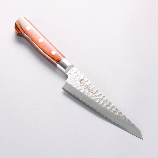 堺 孝行 VG10 33層 ダマスカス サバキ包丁 150mm マホガニー柄 - 清助刃物