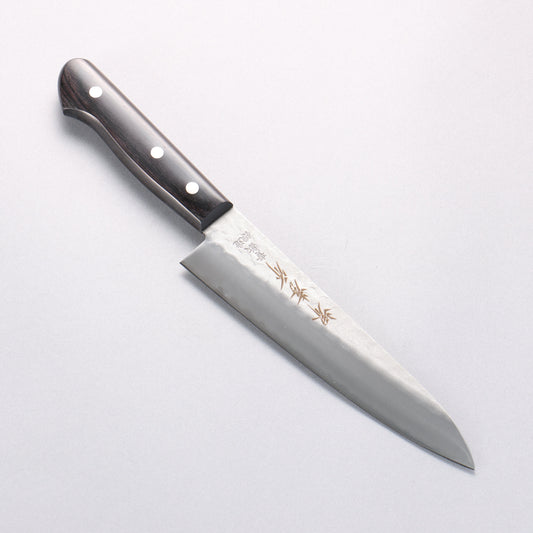 堺 孝行 青紙 鎚目 3層 牛刀包丁 180mm - 清助刃物