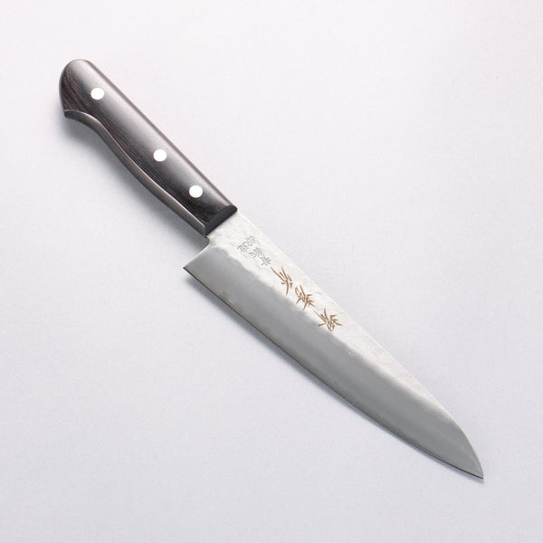 堺 孝行 青紙 鎚目 3層 牛刀包丁 180mm – 清助刃物 Japan