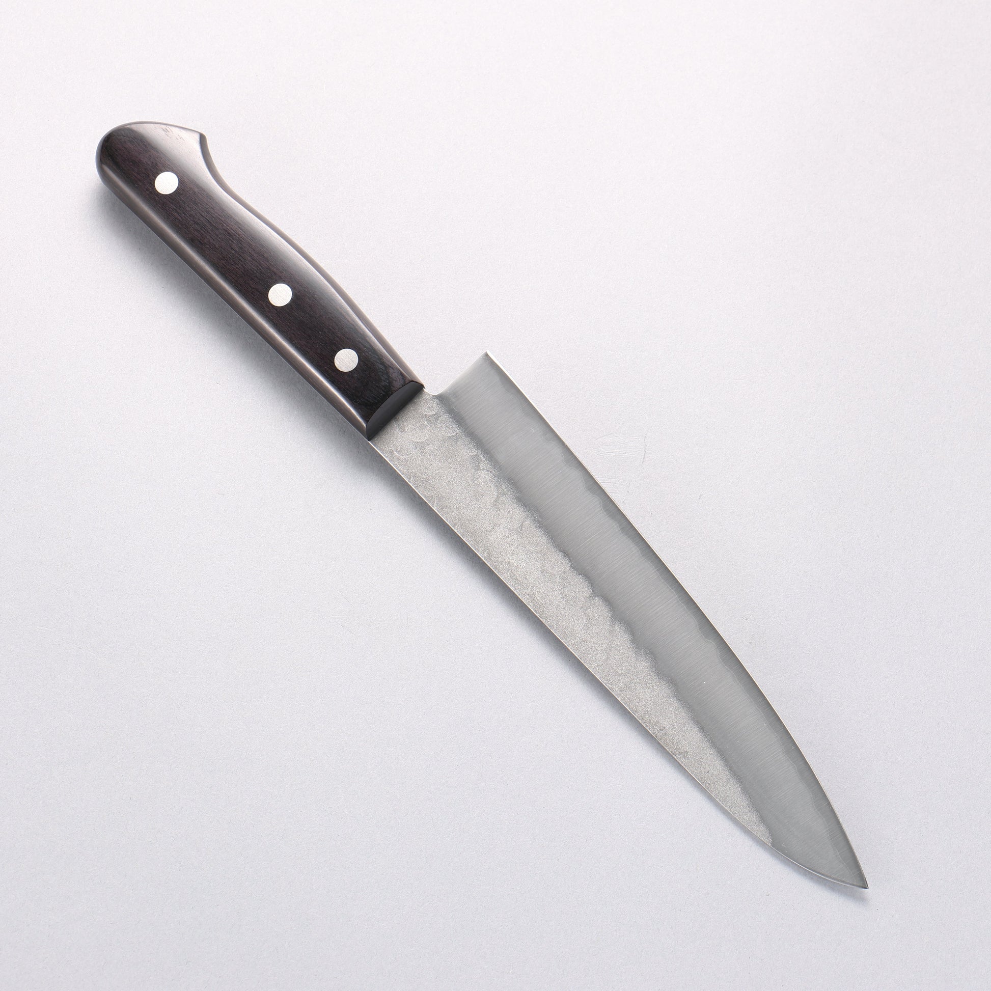 堺 孝行 青紙 鎚目 3層 牛刀包丁 180mm - 清助刃物