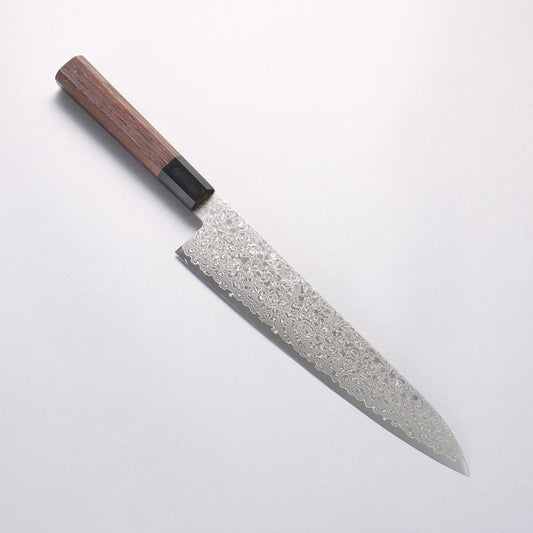 堺 孝行 銀河 ZA-18 ダマスカス 牛刀包丁 240mm ウェンジ柄 - 清助刃物
