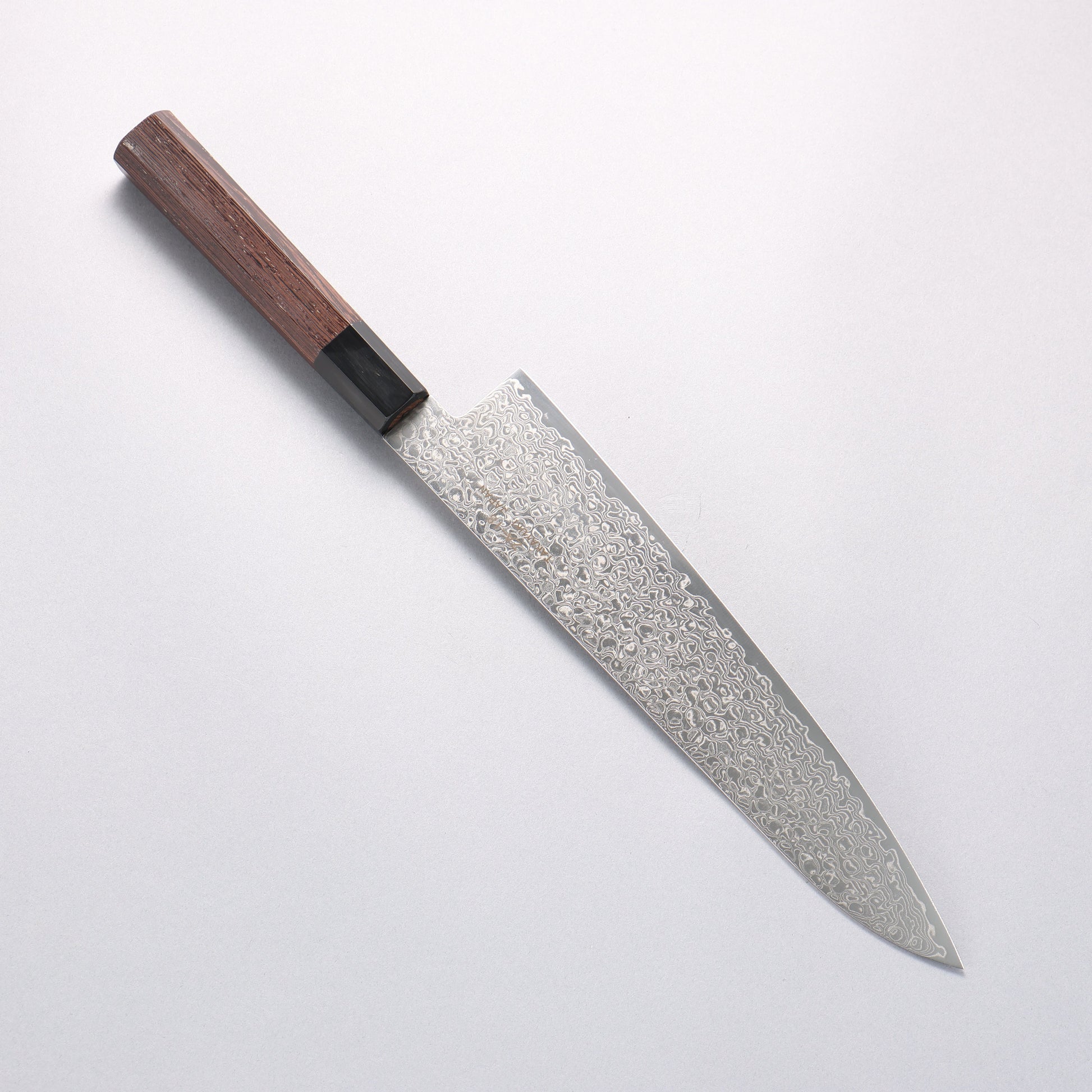 堺 孝行 銀河 ZA-18 ダマスカス 牛刀包丁 240mm ウェンジ柄 - 清助刃物
