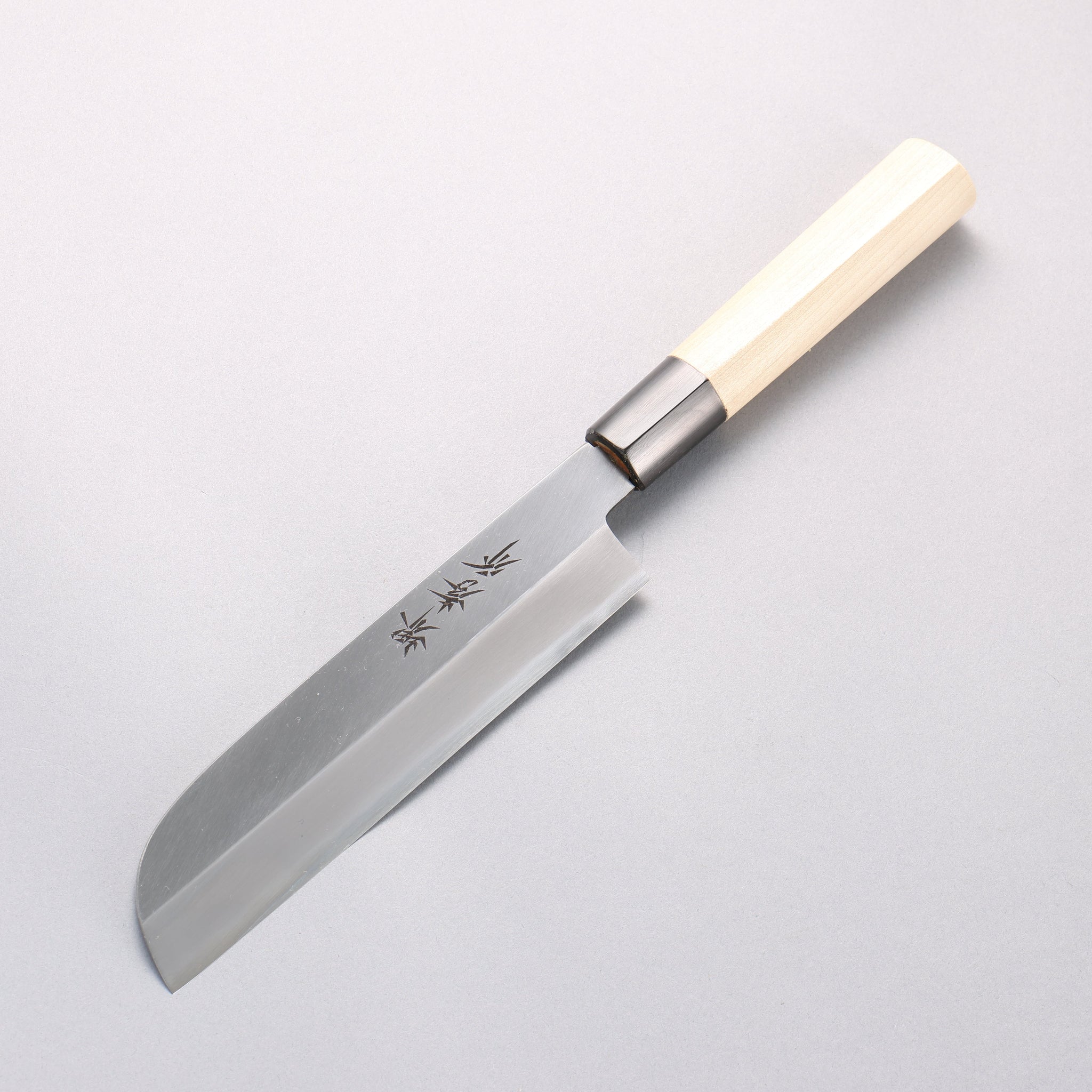 堺 孝行 【左利き用】 霞研 白鋼 鎌形薄刃包丁 - 清助刃物