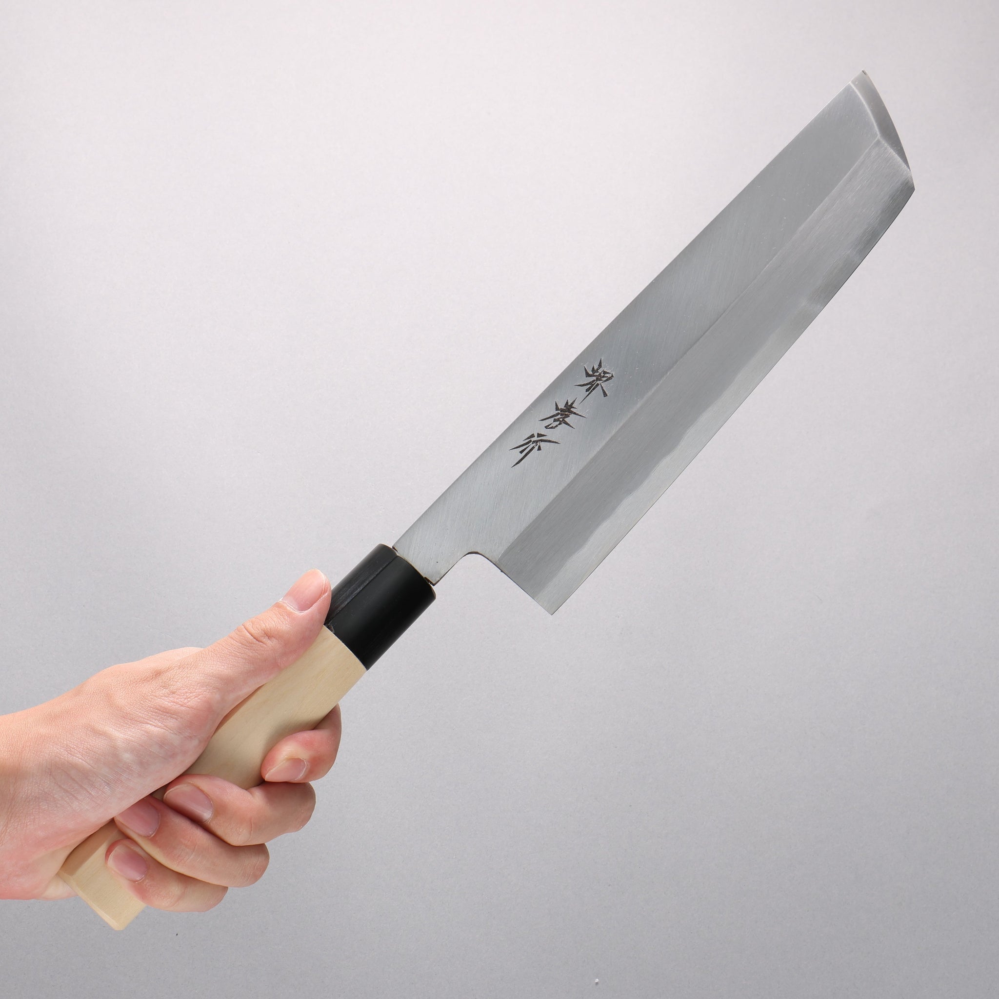 堺 孝行 霞研 白鋼 骨切包丁(鱧切り) 240mm - 清助刃物