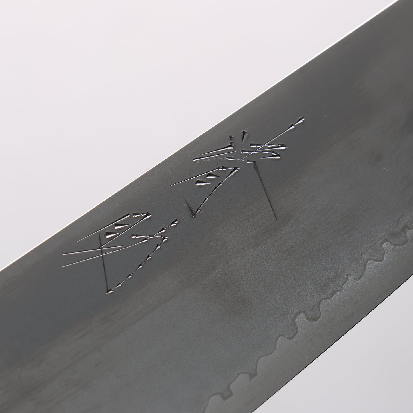 清助 V金10号 切付三徳包丁 180mm 紫檀 (口輪：黒合板)柄 - 清助刃物
