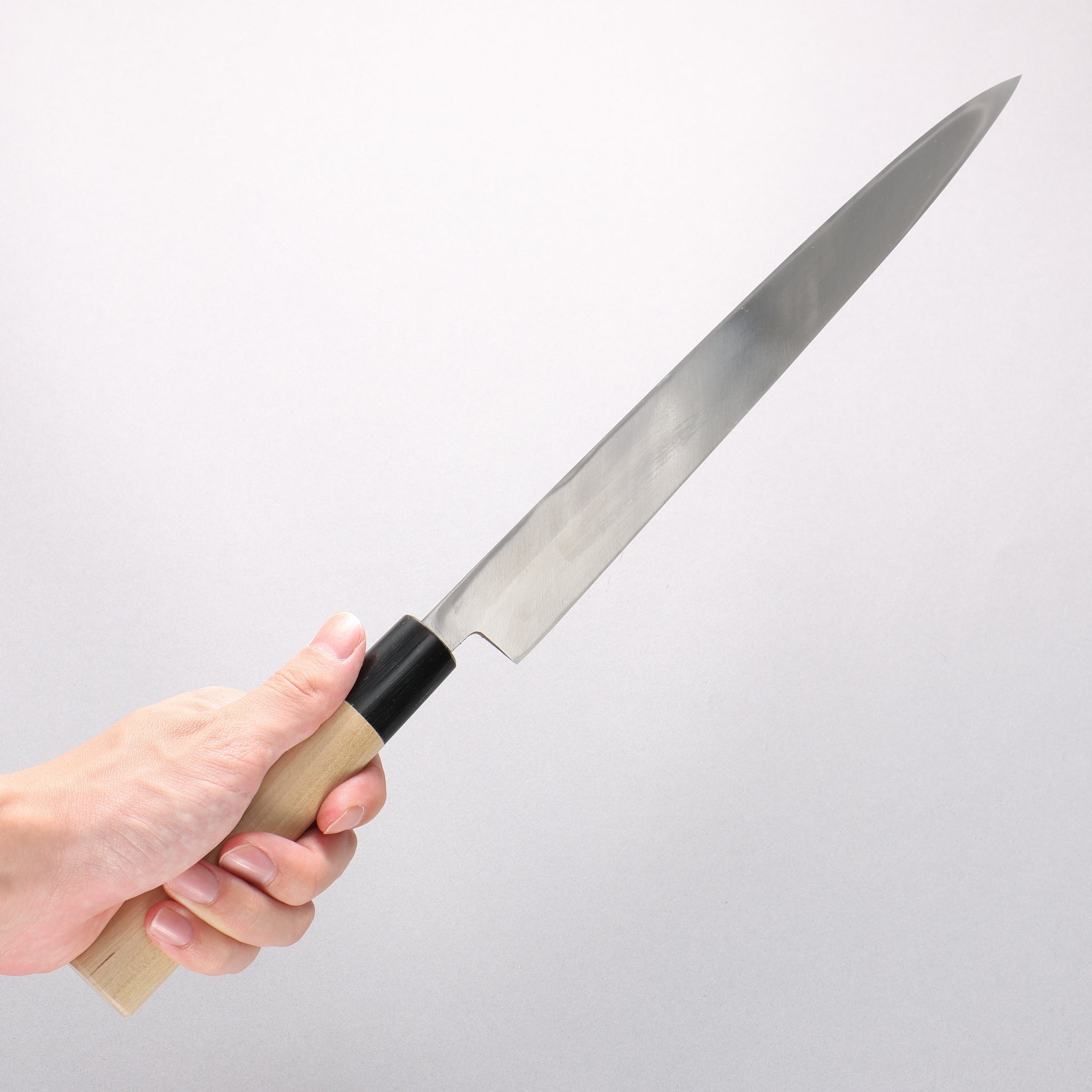 堺 孝行 【左利き用】 霞研 白鋼 ふぐ引き包丁 - 清助刃物