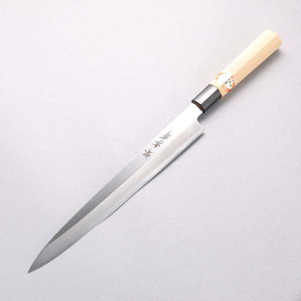 堺 孝行 【左利き用】 霞研 白鋼 柳刃包丁 270mm – 清助刃物 Japan