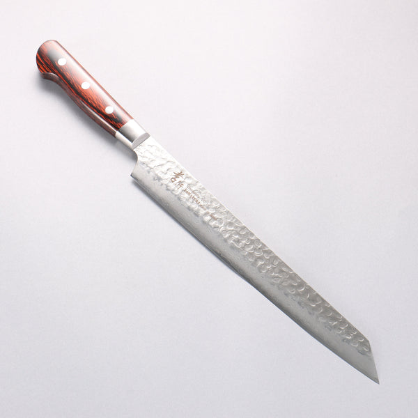 堺 孝行 VG10 33層 ダマスカス 剣型柳刃包丁 270mm マホガニー柄