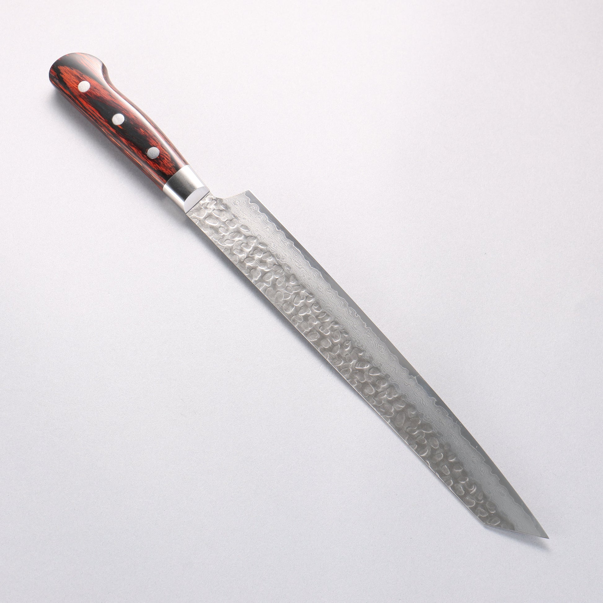 堺 孝行 VG10 33層 ダマスカス 剣型柳刃包丁 270mm マホガニー柄 - 清助刃物