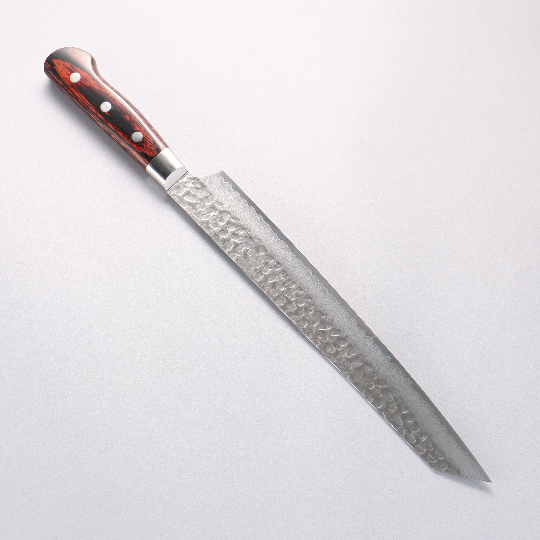 堺 孝行 VG10 33層 ダマスカス 剣型柳刃包丁 270mm マホガニー柄 - 清助刃物