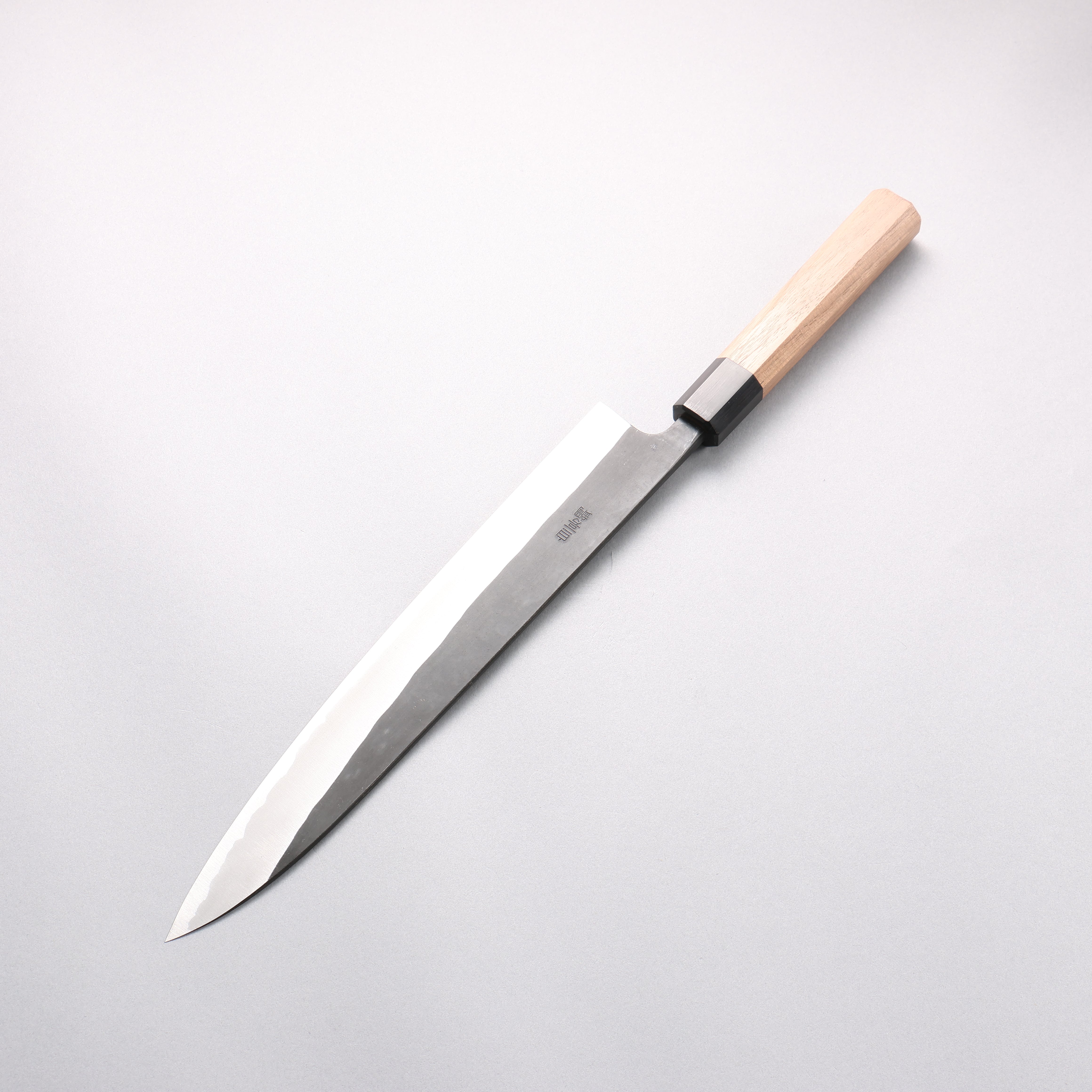 山本 直 白ニ鋼 黒仕上げ 筋引包丁 270mm ウォルナット柄 - 清助刃物