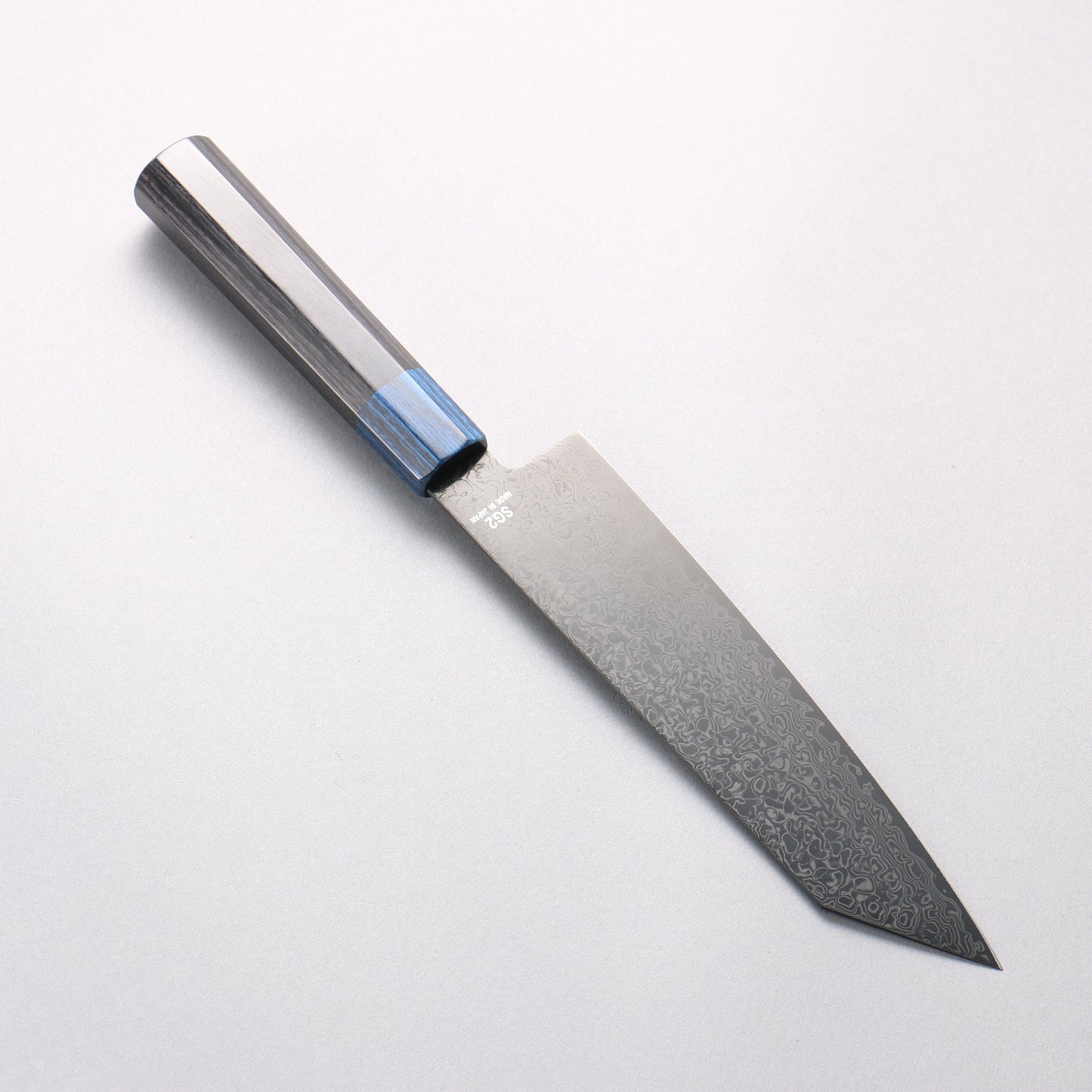 樋口 SG2 黒ダマスカス 切付三徳包丁 180mm 黒合板柄 - 清助刃物