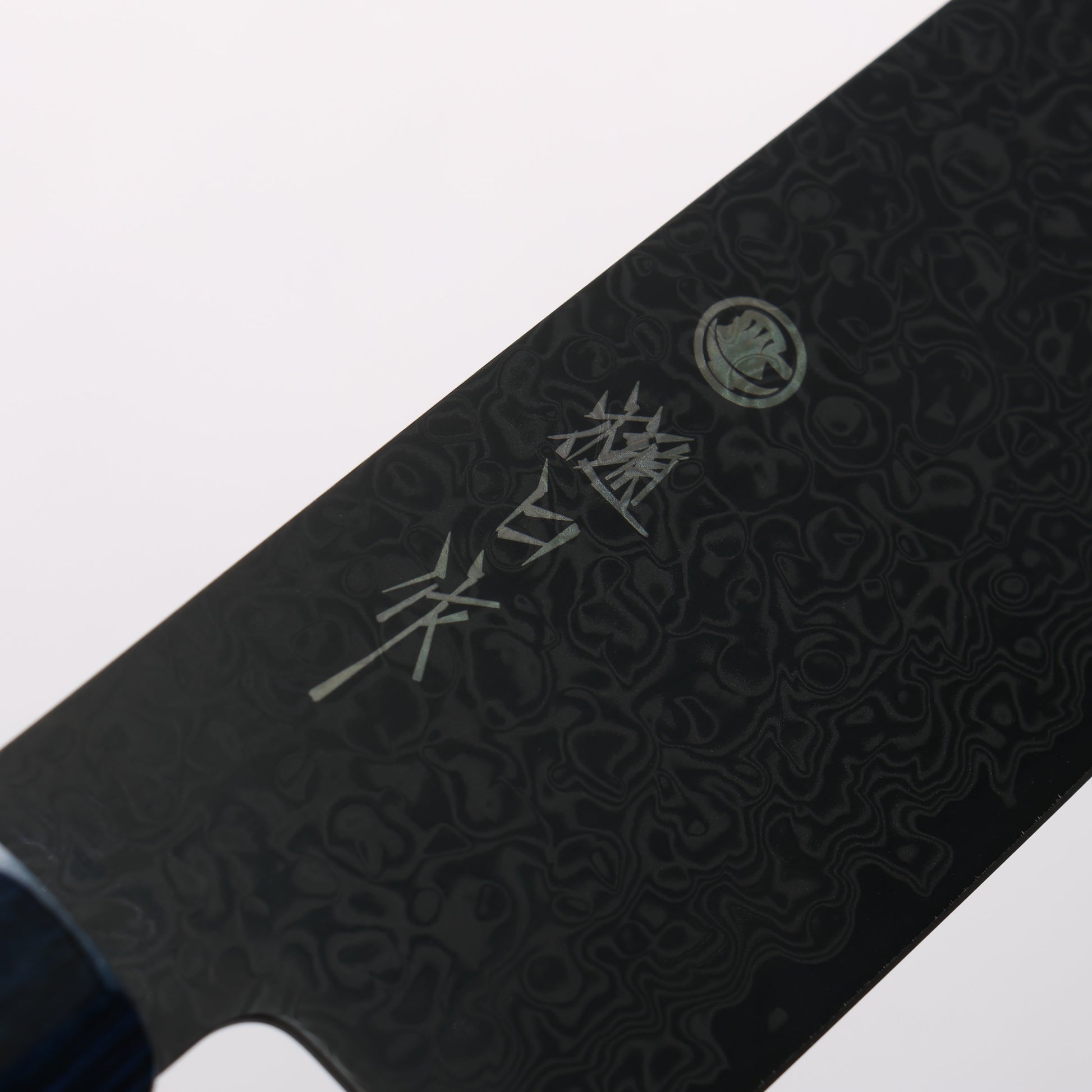 樋口 SG2 黒ダマスカス 切付三徳包丁 180mm 黒合板柄 - 清助刃物