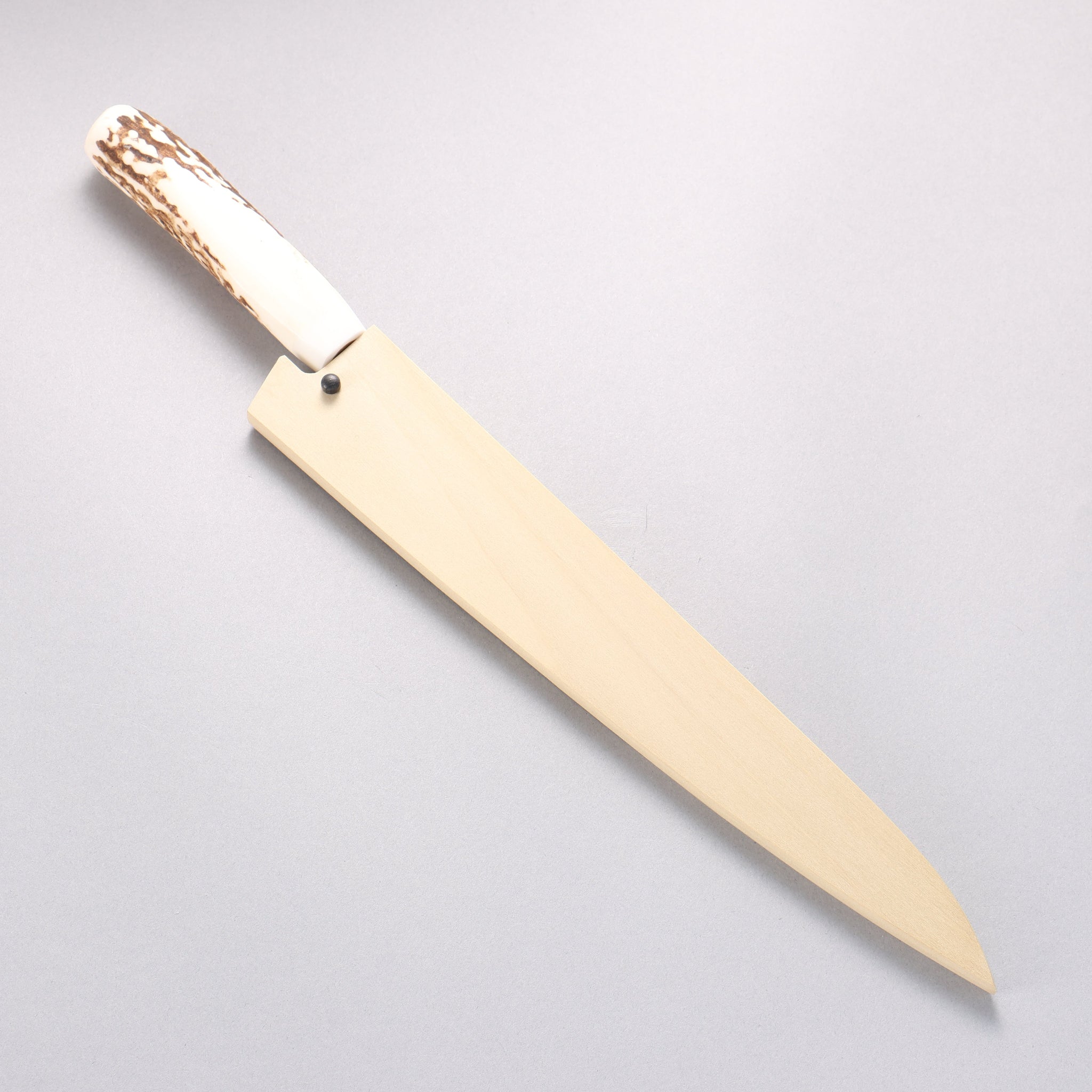 堺 孝行 V金10号 33層ダマスカス 筋引包丁 240mm 牛骨柄 鞘付き - 清助刃物