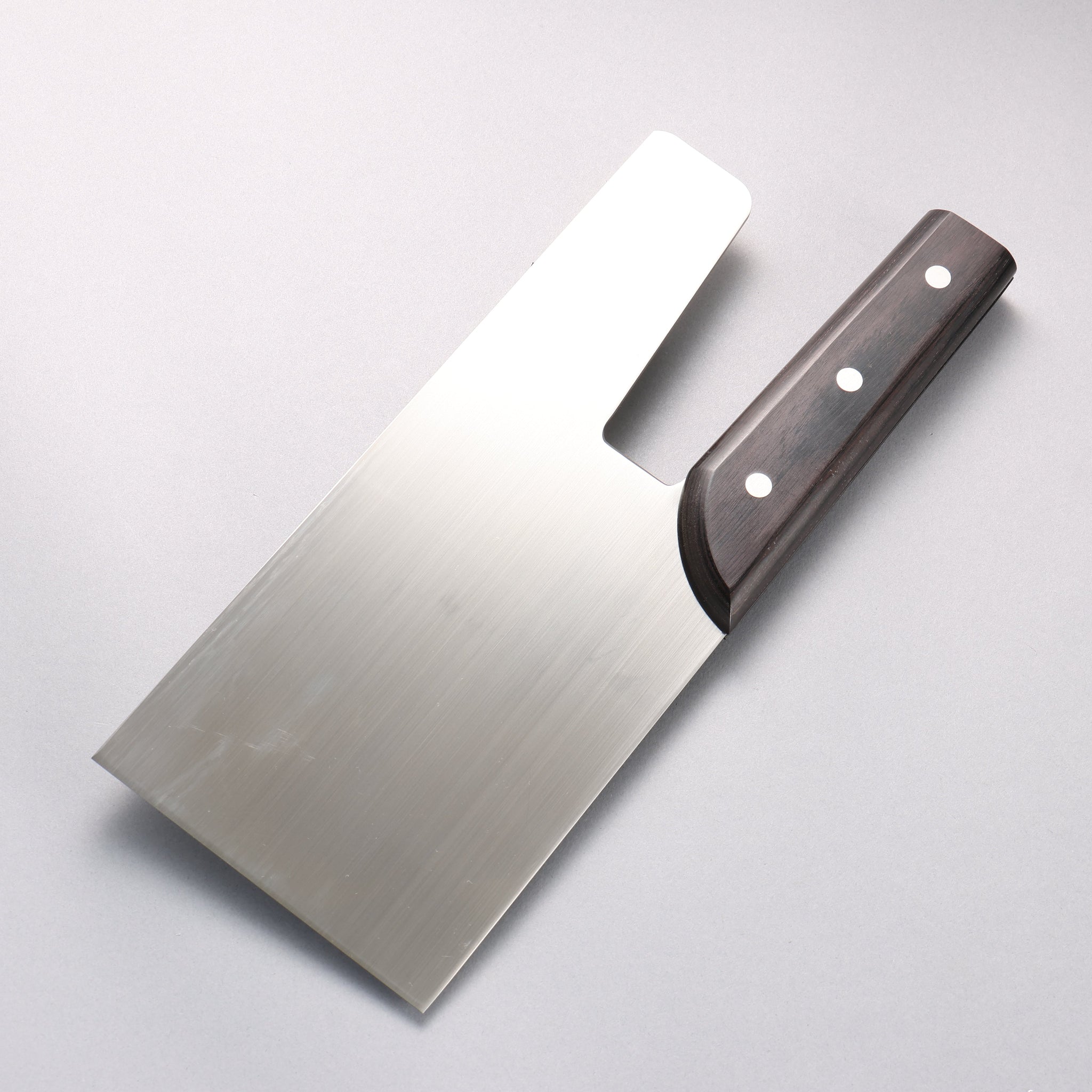 堺 孝行 【左利き用】 INOX モリブデン鋼 そば切り包丁 270mm 黒合板柄 - 清助刃物