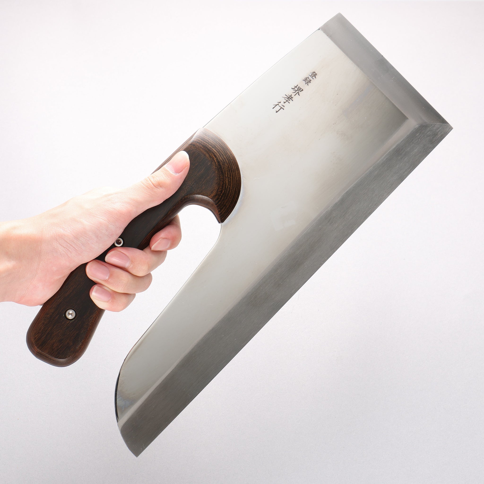 堺 孝行 モリブデン鋼（MOL） 鏡面仕上げ そば切り包丁 330mm - 清助刃物