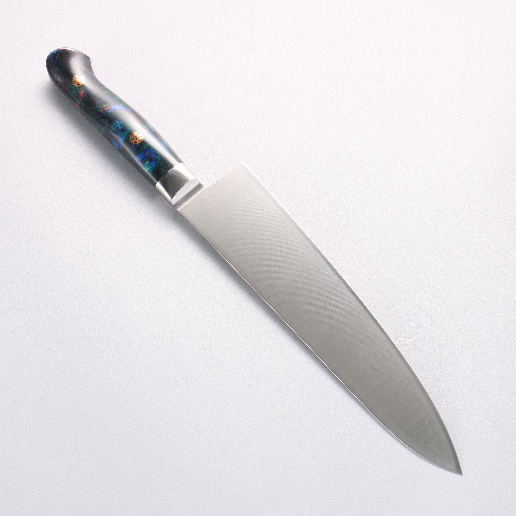 堺 孝行 グランドシェフ SP スウェーデンウッデホルム特殊鋼 牛刀サーモン 210mm SP タイプ III (ギャラクシー)柄 - 清助刃物