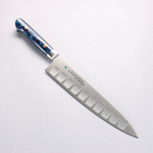 堺 孝行 グランドシェフ SP スウェーデンウッデホルム特殊鋼 牛刀サーモン 240mm SP タイプ III (オーシャン)柄 - 清助刃物