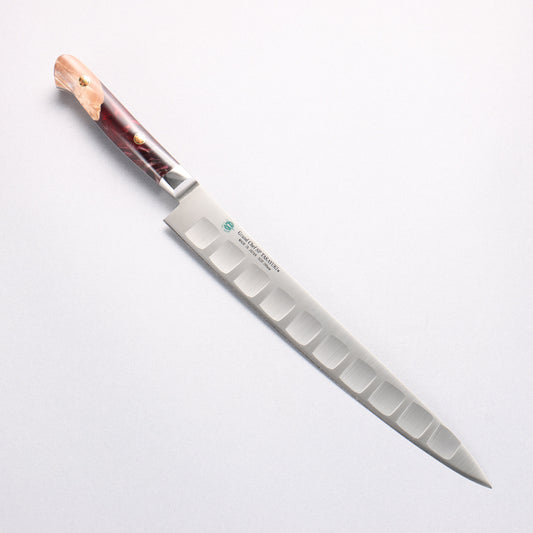 堺 孝行 グランドシェフ SP スウェーデンウッデホルム特殊鋼 筋引サーモン 240mm SP タイプ III (ヴォルケーノ)柄 - 清助刃物