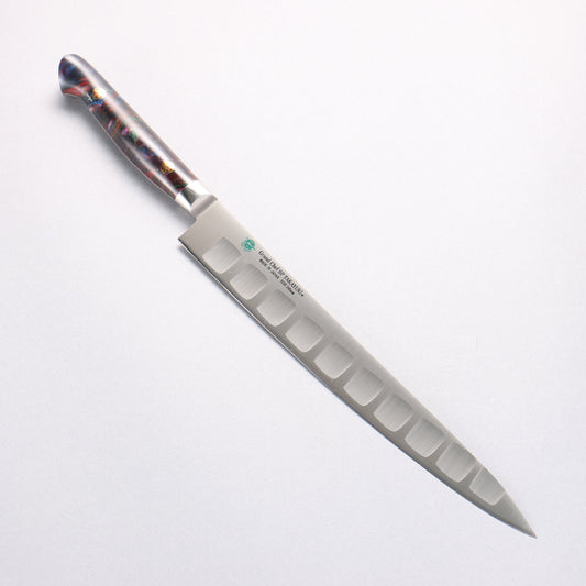 堺 孝行 グランドシェフ SP スウェーデンウッデホルム特殊鋼 筋引サーモン 240mm SP タイプ III (ギャラクシー)柄 - 清助刃物