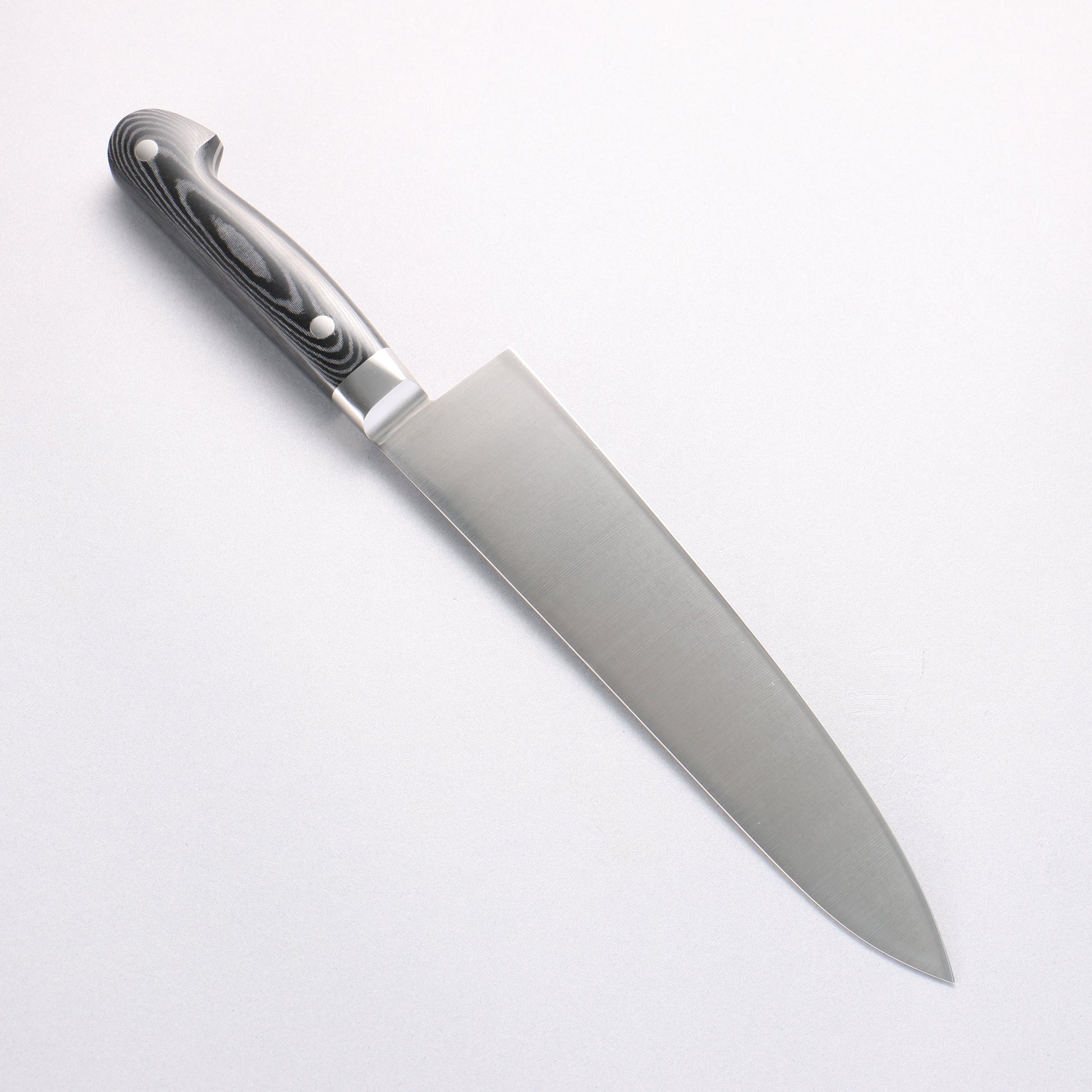 堺 孝行 グランドシェフ グランドシェフ スウェーデン鋼 牛刀包丁 210mm 黒マイカルタ柄 - 清助刃物