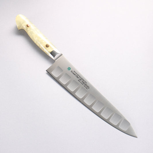 堺 孝行 グランドシェフ SP スウェーデンウッデホルム特殊鋼 牛刀サーモン 210mm SP タイプ III (パール)柄 - 清助刃物
