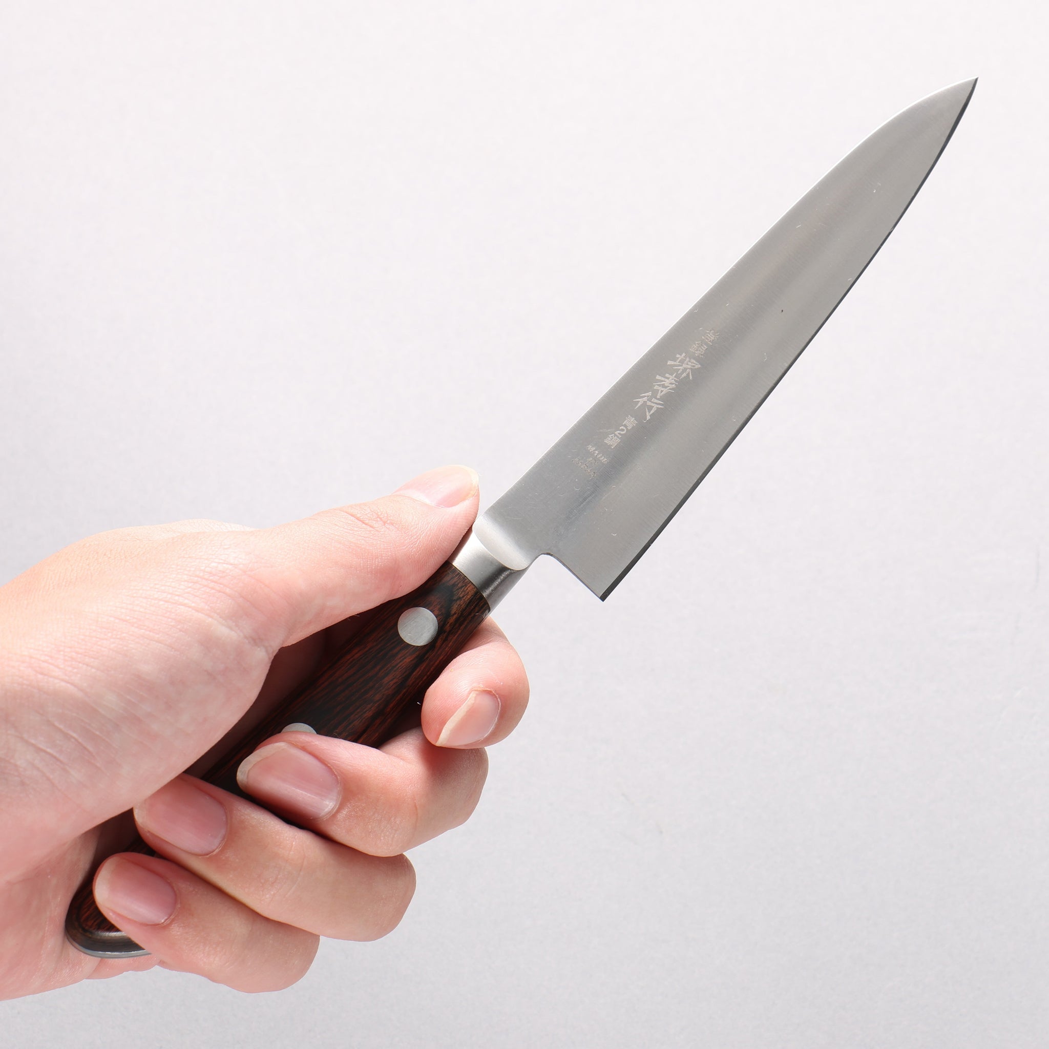 堺 孝行 青ニ鋼 本焼 ペティーナイフ - 清助刃物