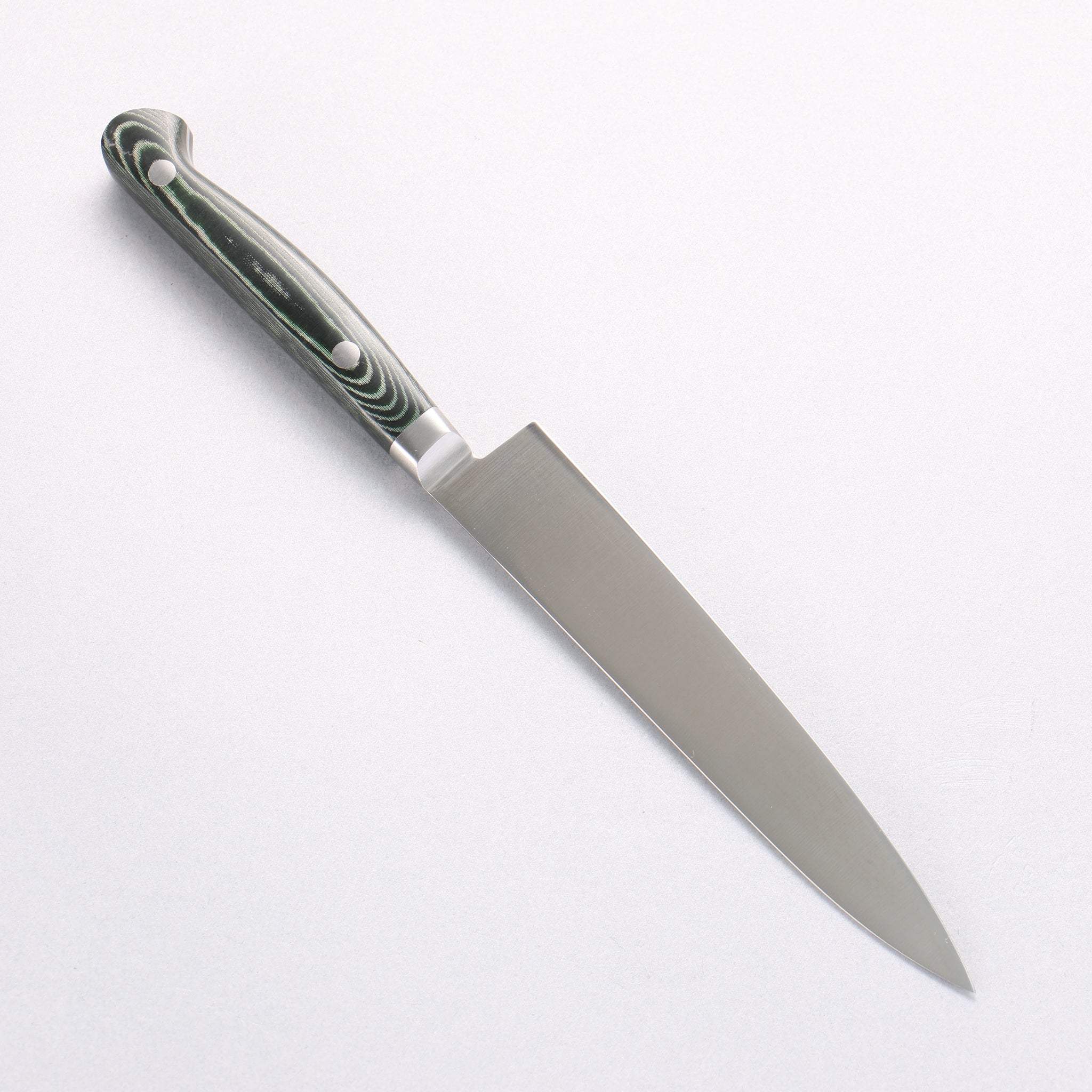 堺 孝行 グランドシェフ グランドシェフ スウェーデン鋼 ペティーナイフ 150mm 緑マイカルタ柄 - 清助刃物