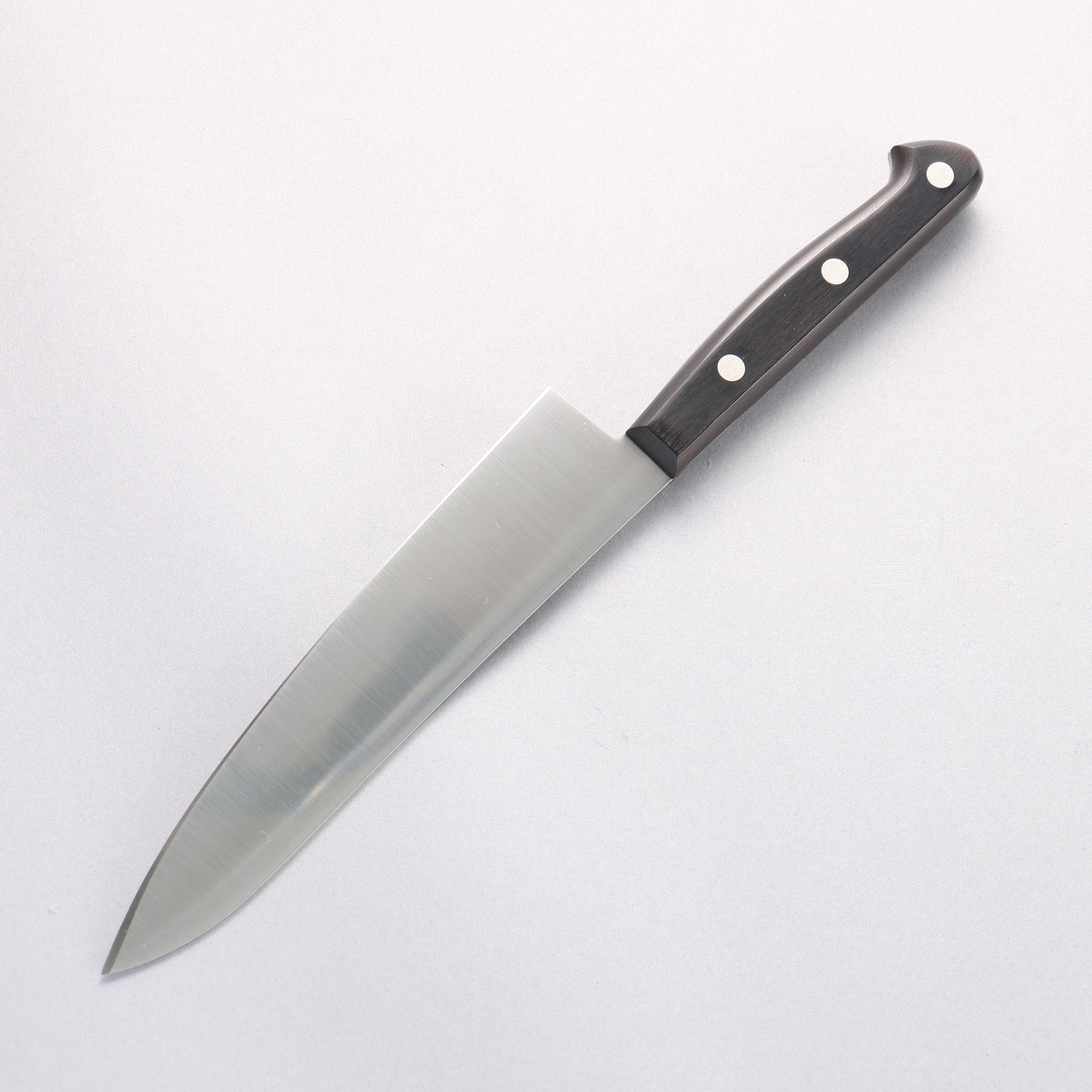堺 孝行 グランドシェフ スウェーデン鋼 牛刀包丁 180mm 黒合板柄 - 清助刃物