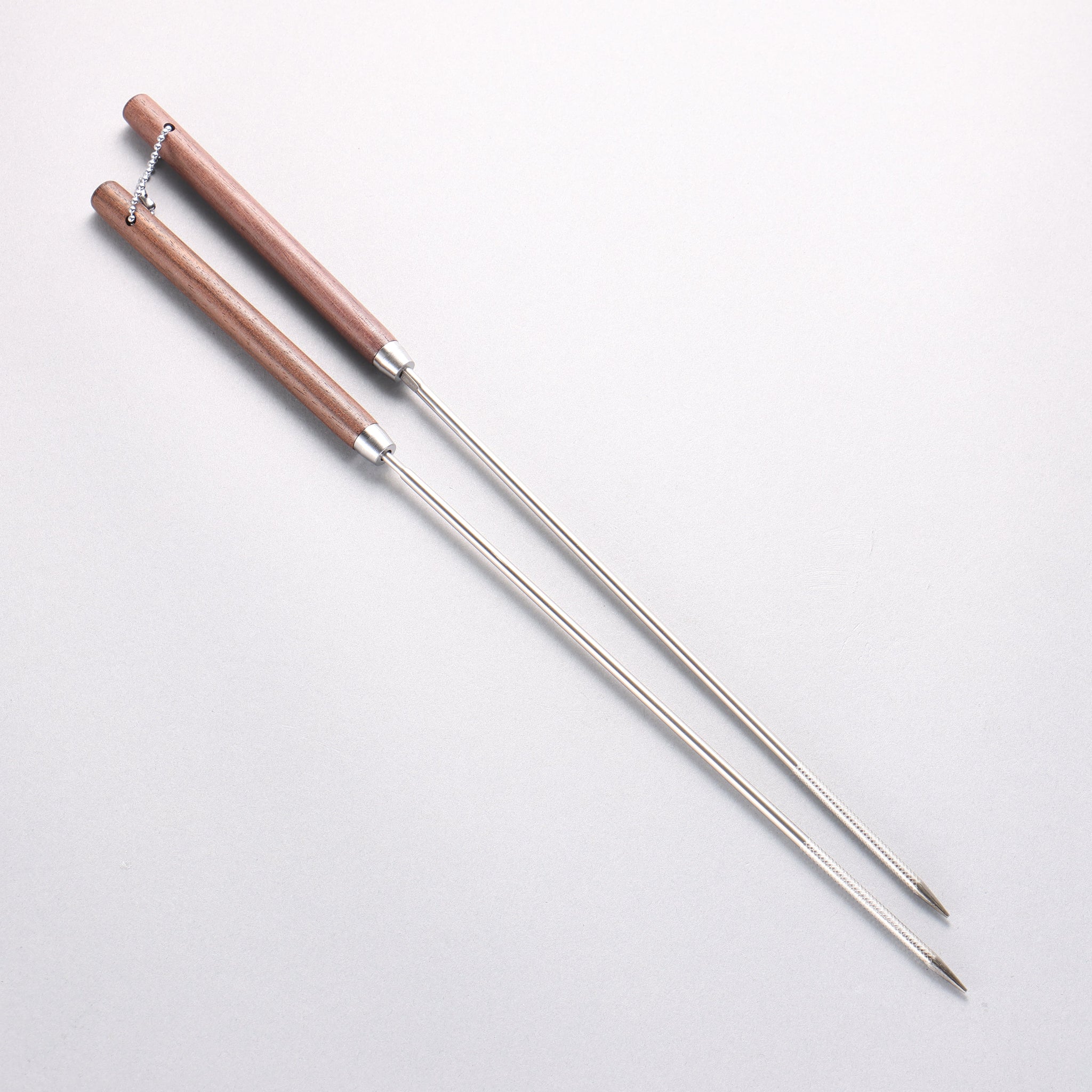 堺 孝行 ステンレス鋼 天ぷら箸（ギザ付き） - 清助刃物