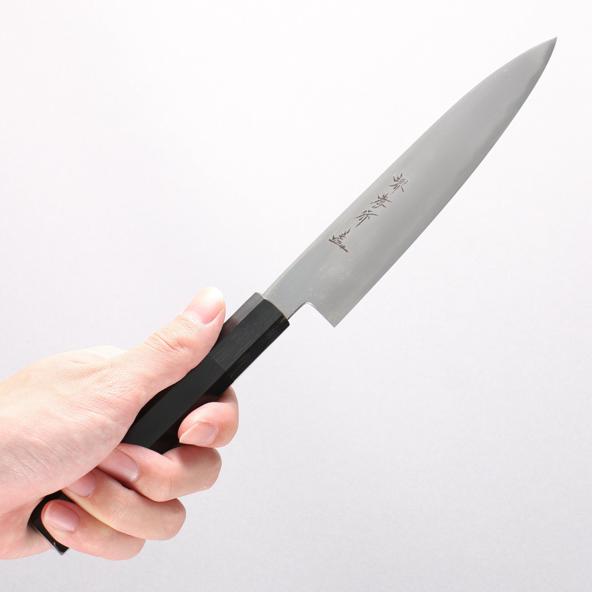 堺 孝行 銀三鋼 ペティーナイフ 150mm 黒檀柄 - 清助刃物