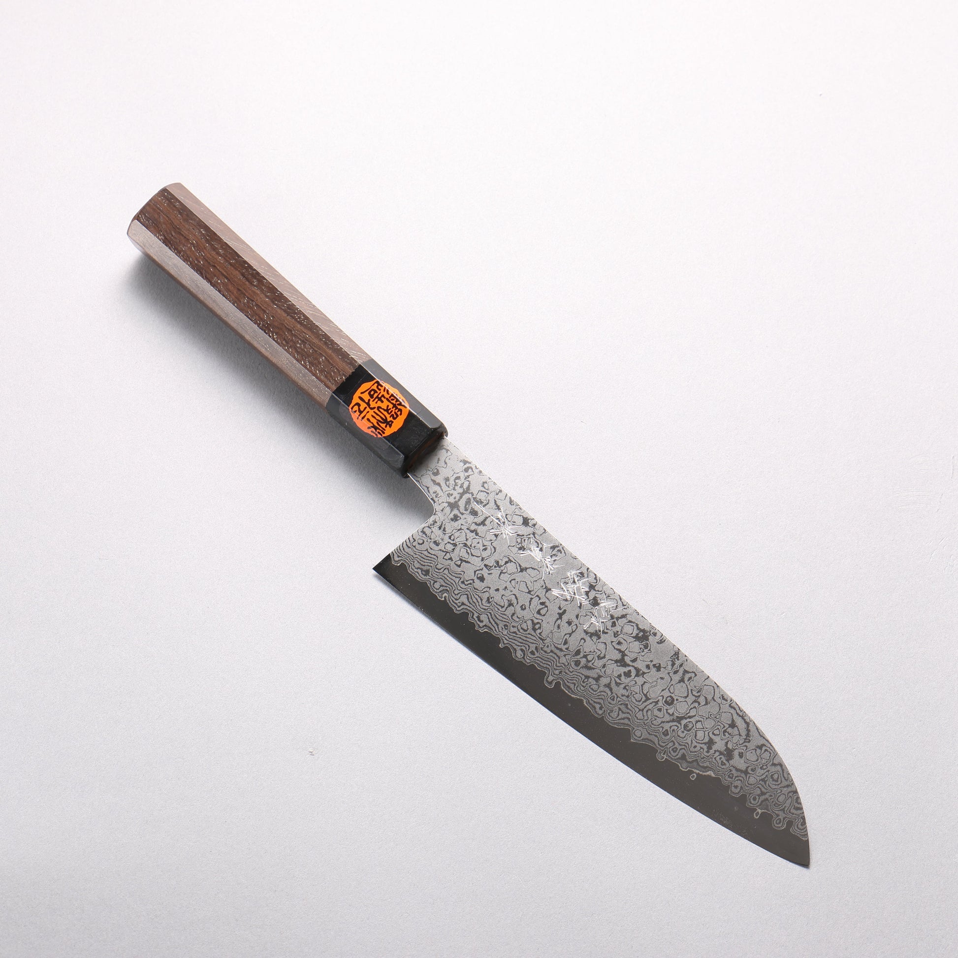 田中 誠貴 VG10 17層 ダマスカス 三徳包丁 165mm ウォルナット柄 
