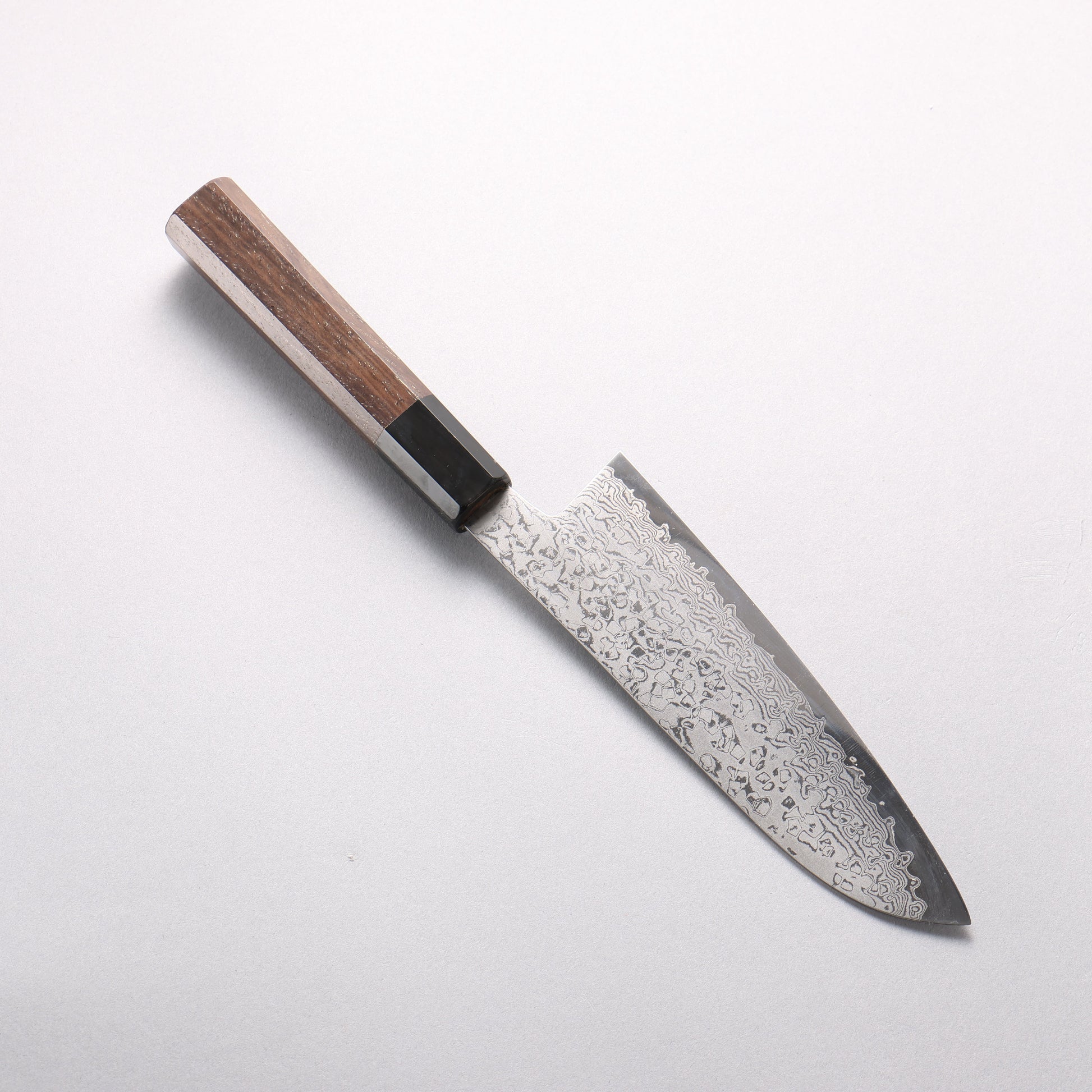 田中 誠貴 VG10 17層 ダマスカス 三徳包丁 165mm ウォルナット柄 