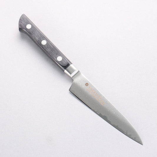 堺 孝行 モリブデン鋼（MOL） 63層ダマスカス ペティーナイフ 120mm - 清助刃物