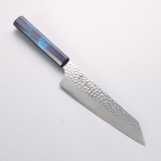 堺 孝行 なないろ VG10 33層 剣型牛刀包丁 190mm ABS樹脂(群青べっ甲)柄 - 清助刃物