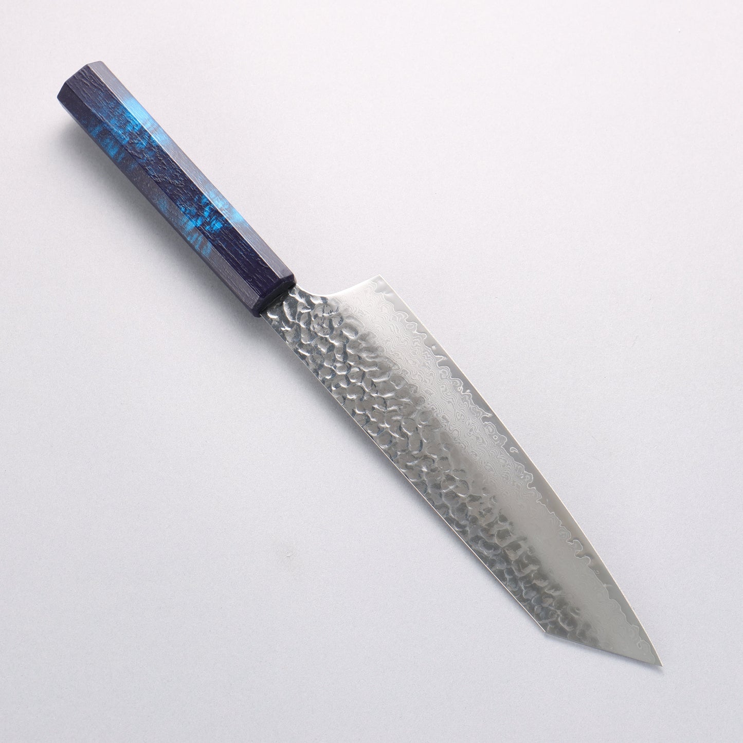 堺 孝行 なないろ VG10 33層 剣型牛刀包丁 190mm ABS樹脂(群青べっ甲)柄 - 清助刃物