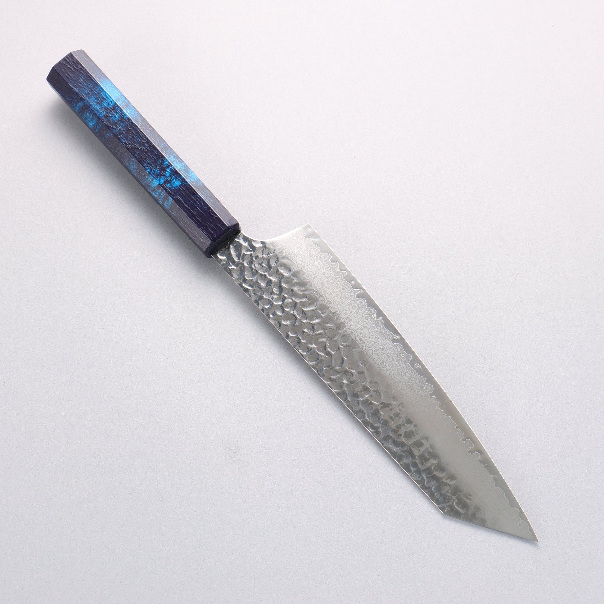 堺 孝行 なないろ VG10 33層 剣型牛刀包丁 190mm ABS樹脂(群青べっ甲)柄 - 清助刃物