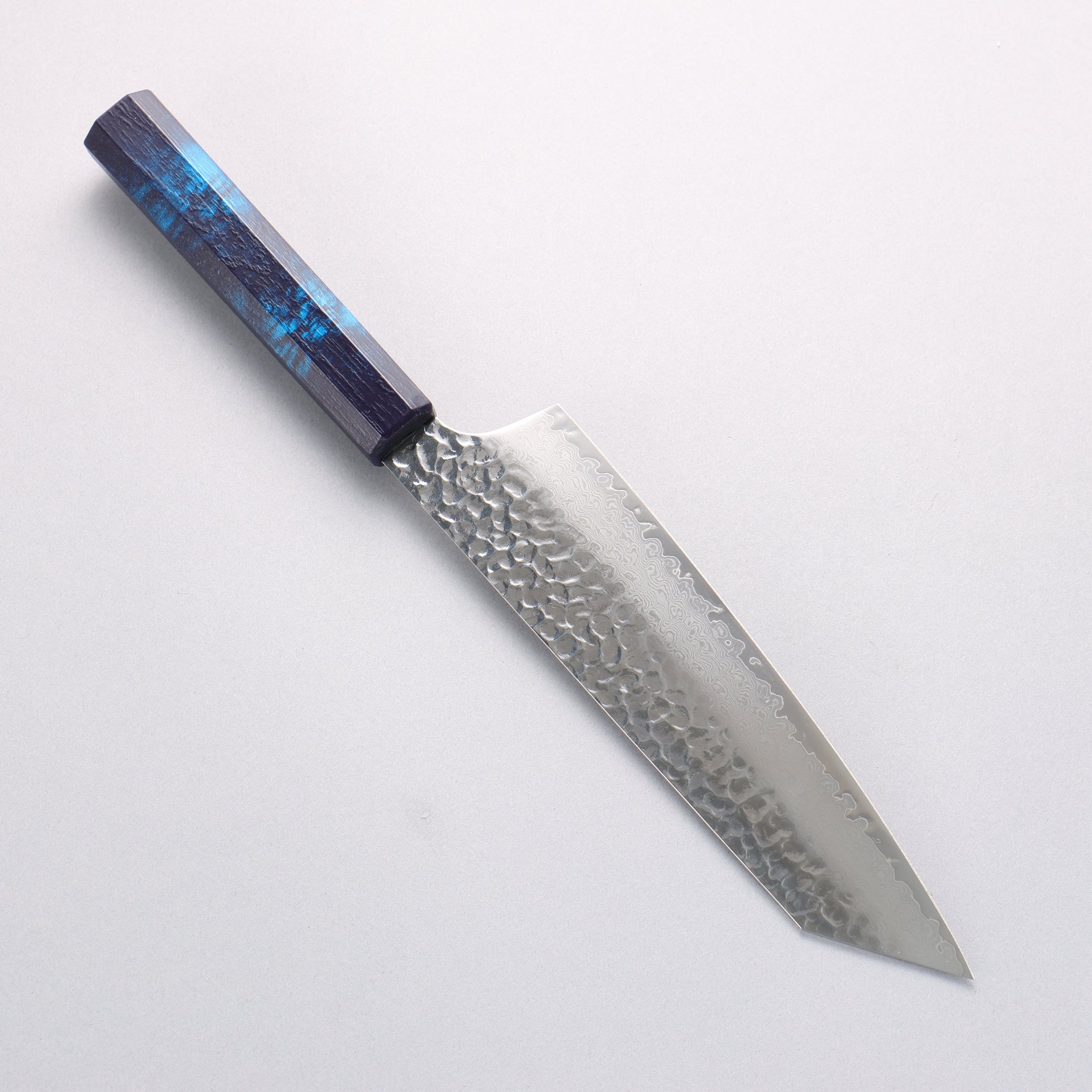 堺 孝行 なないろ VG10 33層 剣型牛刀包丁 190mm ABS樹脂(群青べっ甲)柄 - 清助刃物