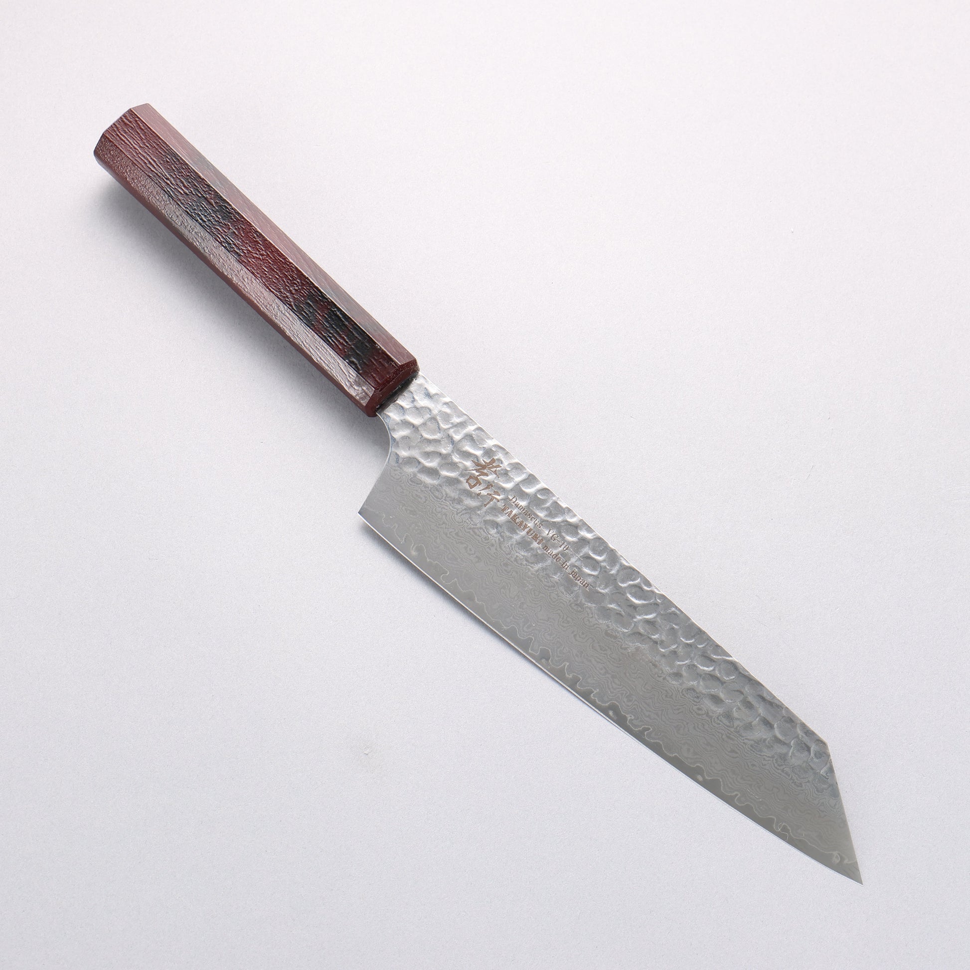 堺 孝行 なないろ VG10 33層 剣型牛刀包丁 190mm ABS樹脂(溜べっ甲)柄 - 清助刃物