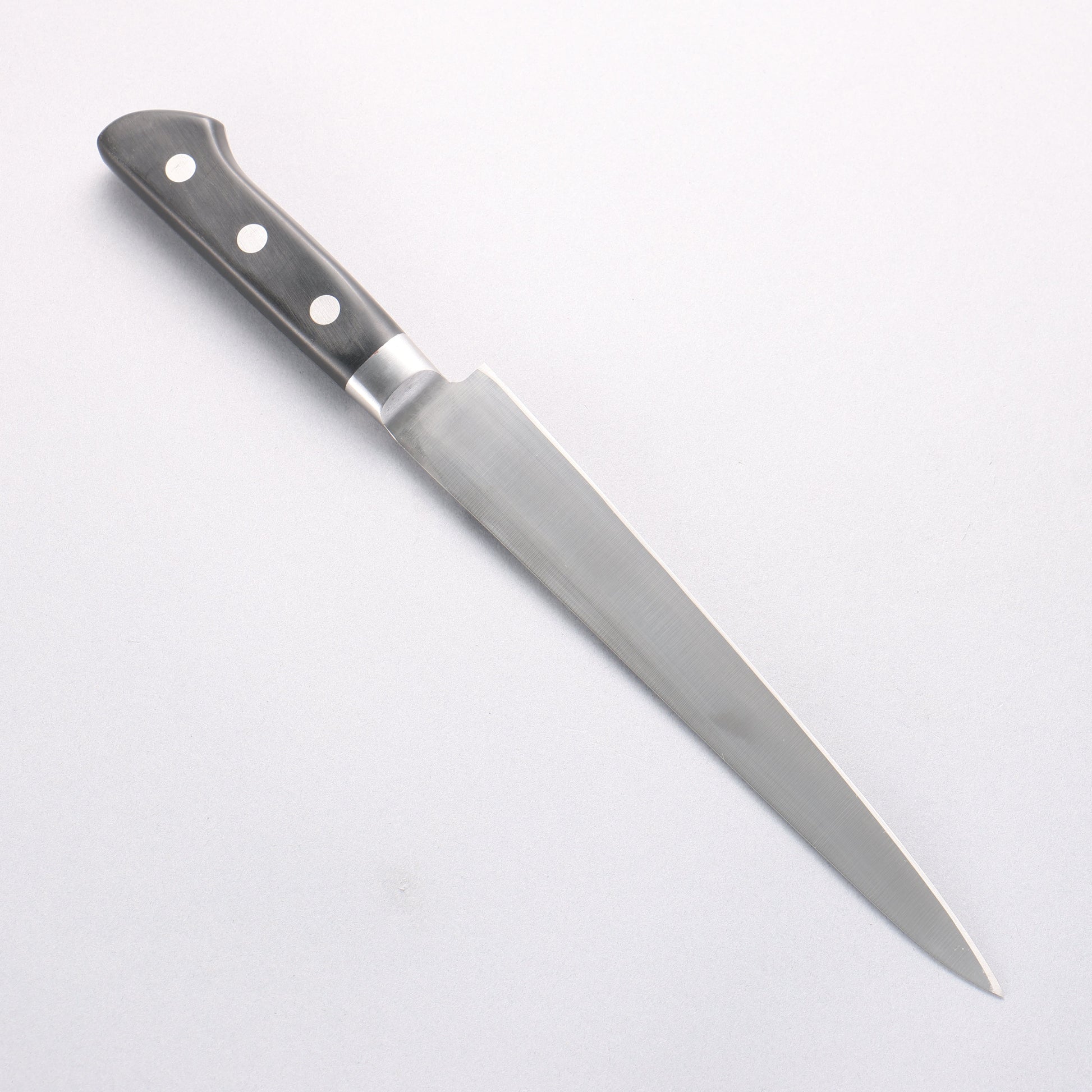 堺 孝行 【左利き用】 日本鋼 筋引包丁 210mm 黒合板柄 - 清助刃物