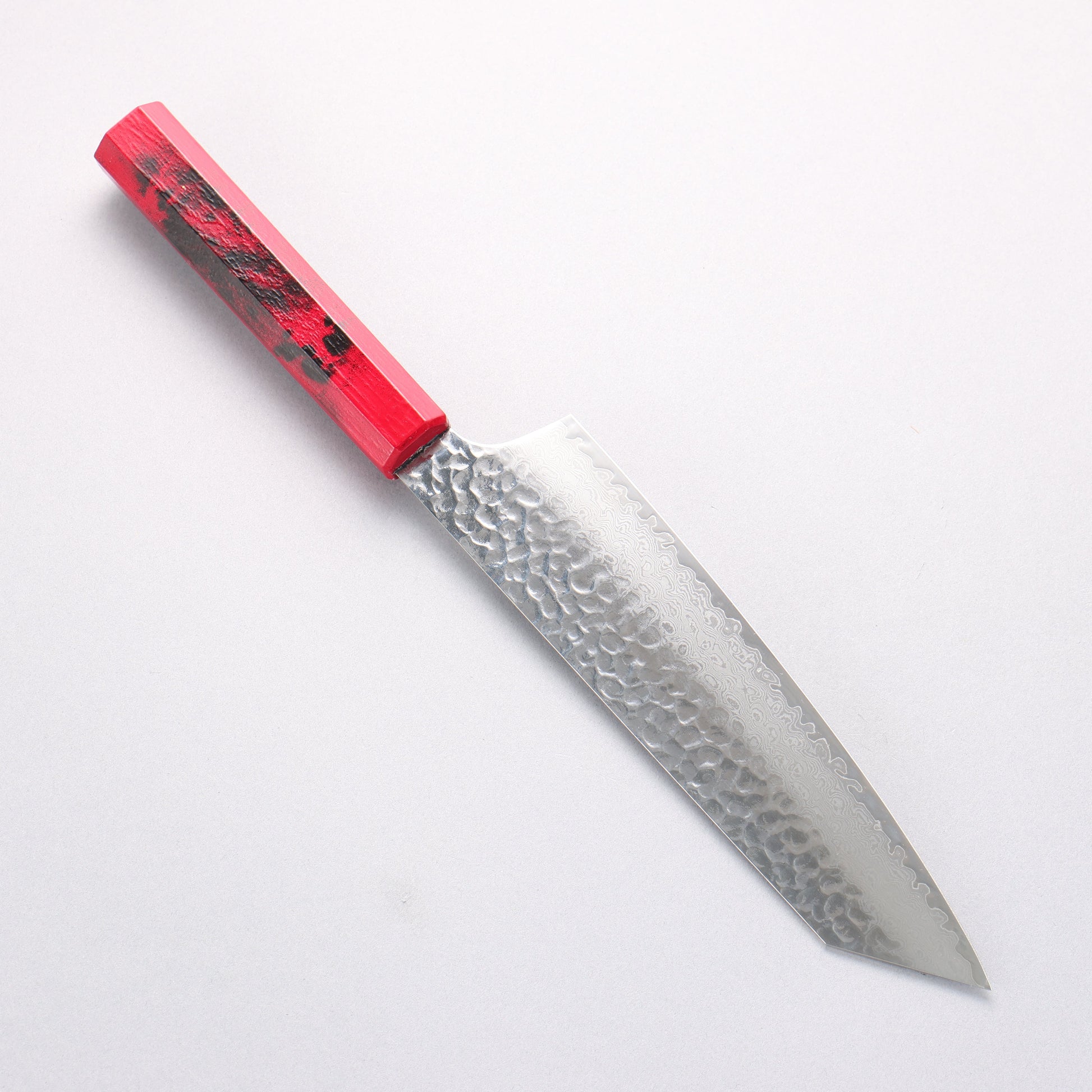 堺 孝行 なないろ VG10 33層 剣型牛刀包丁 190mm ABS樹脂(赤べっ甲)柄 - 清助刃物