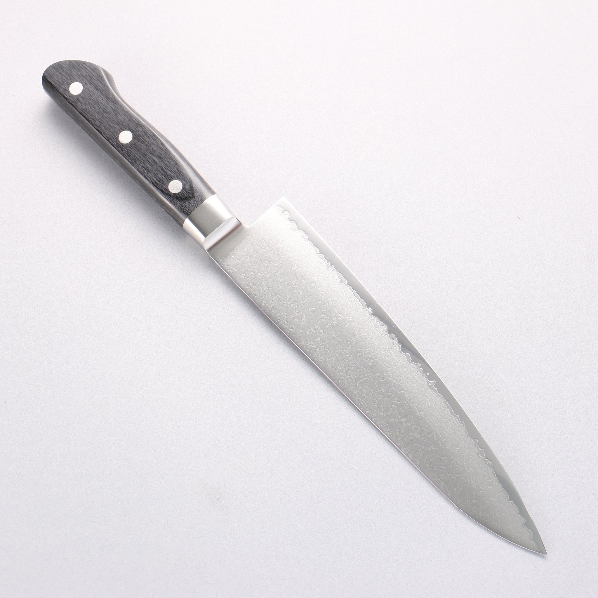 堺 孝行 モリブデン鋼（MOL） 63層ダマスカス 牛刀包丁 - 清助刃物